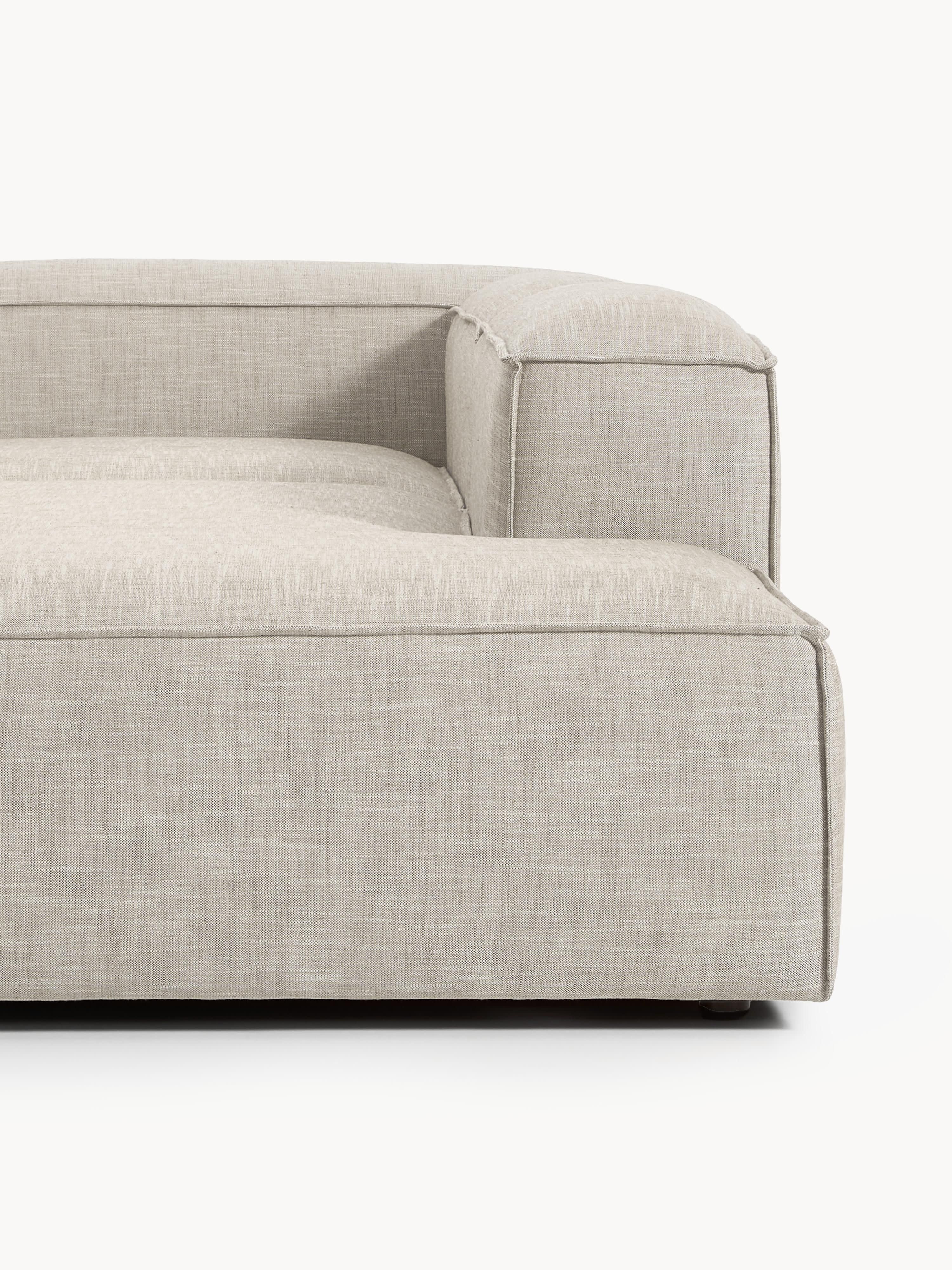 Modulares XL Sofa Lennon aus Leinen-Mix