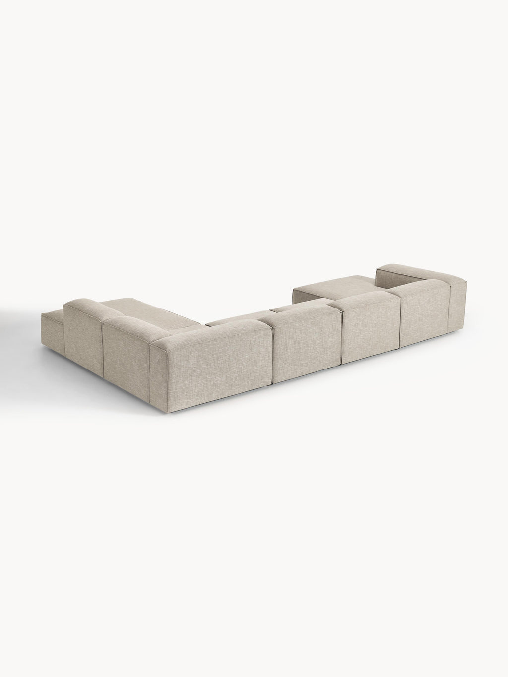 Modulares XL Sofa Lennon aus Leinen-Mix