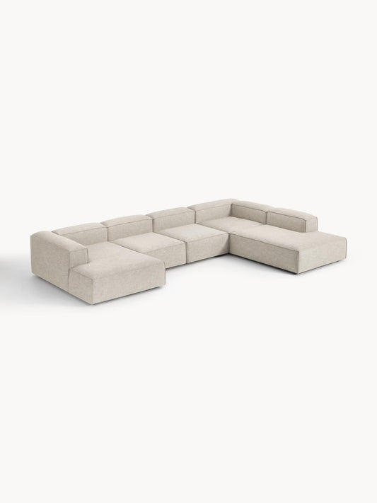 Galeriebild 1 - Modulares XL Sofa Lennon aus Leinen-Mix