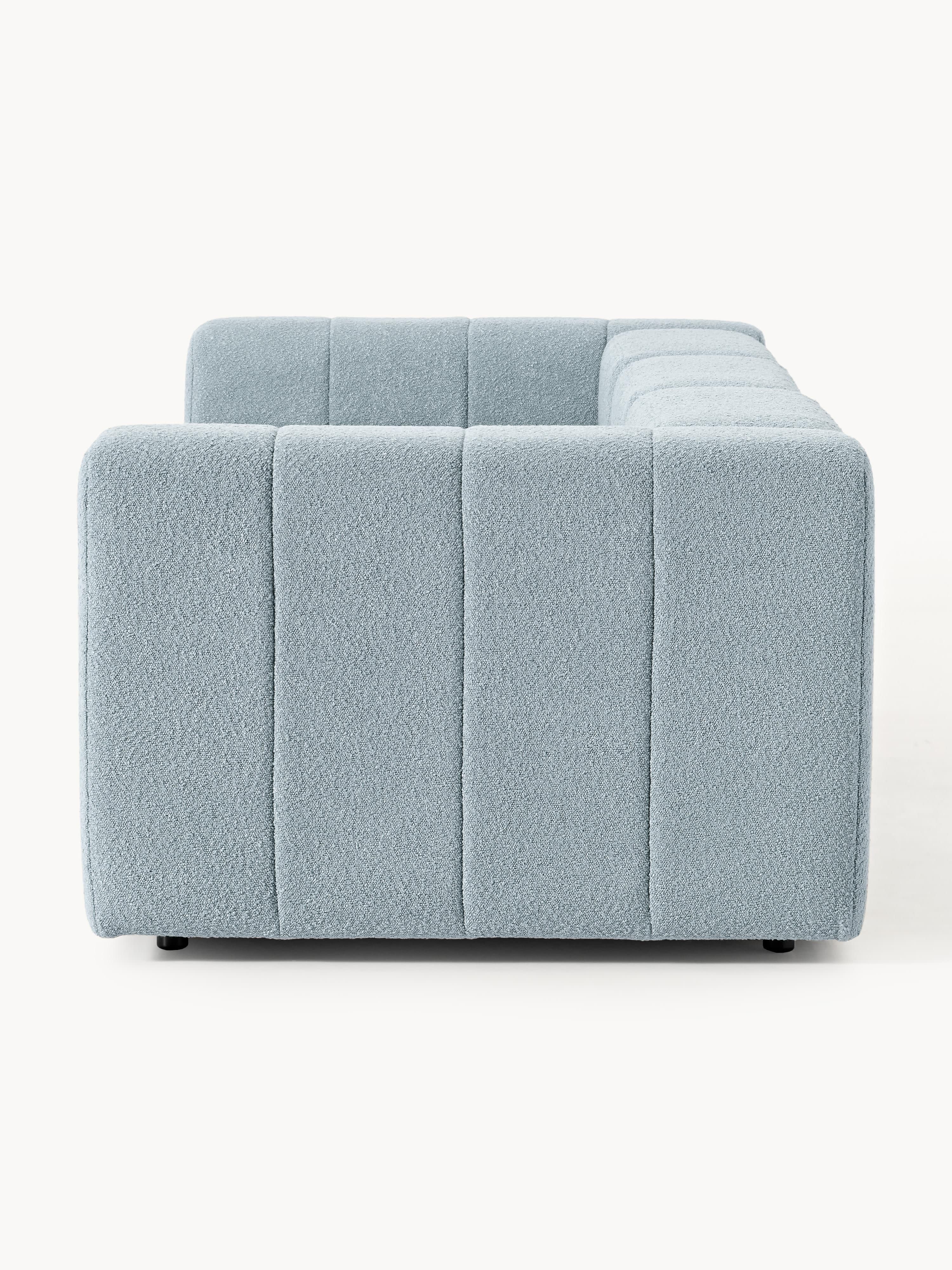Modulares Bouclé-Sofa Lena (4-Sitzer)