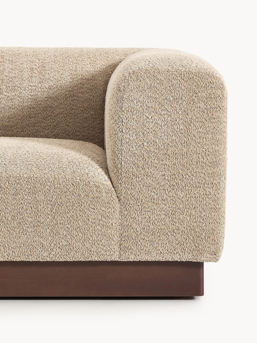 Eckmodul Natalie aus Teddy-Bouclé