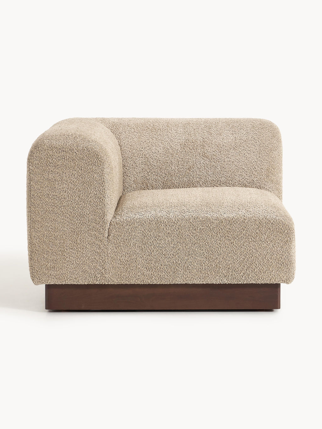 Eckmodul Natalie aus Teddy-Bouclé