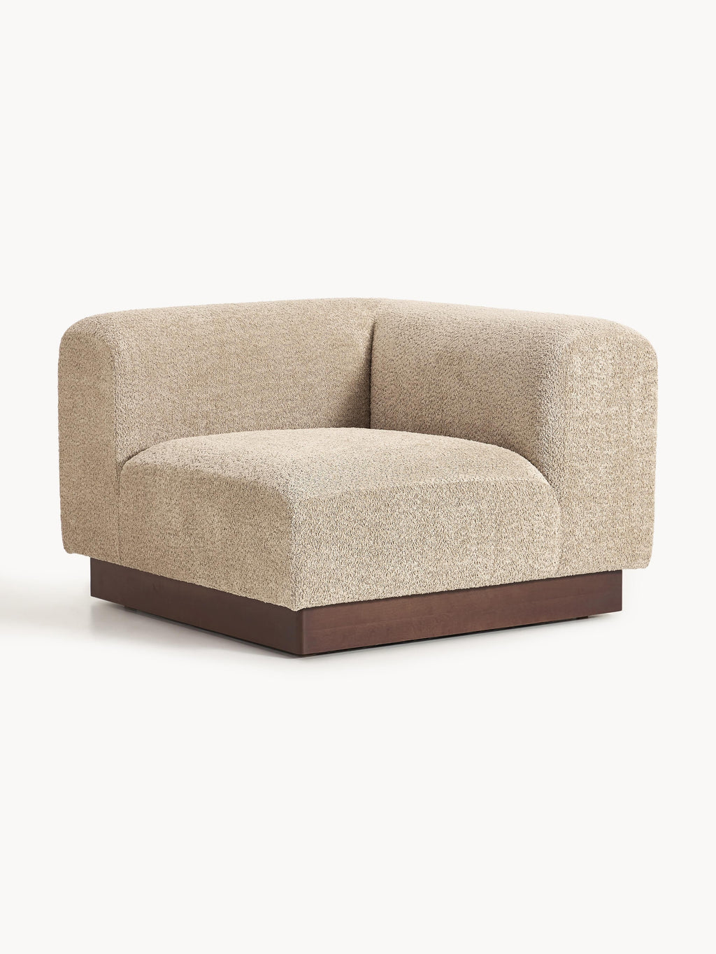 Eckmodul Natalie aus Teddy-Bouclé
