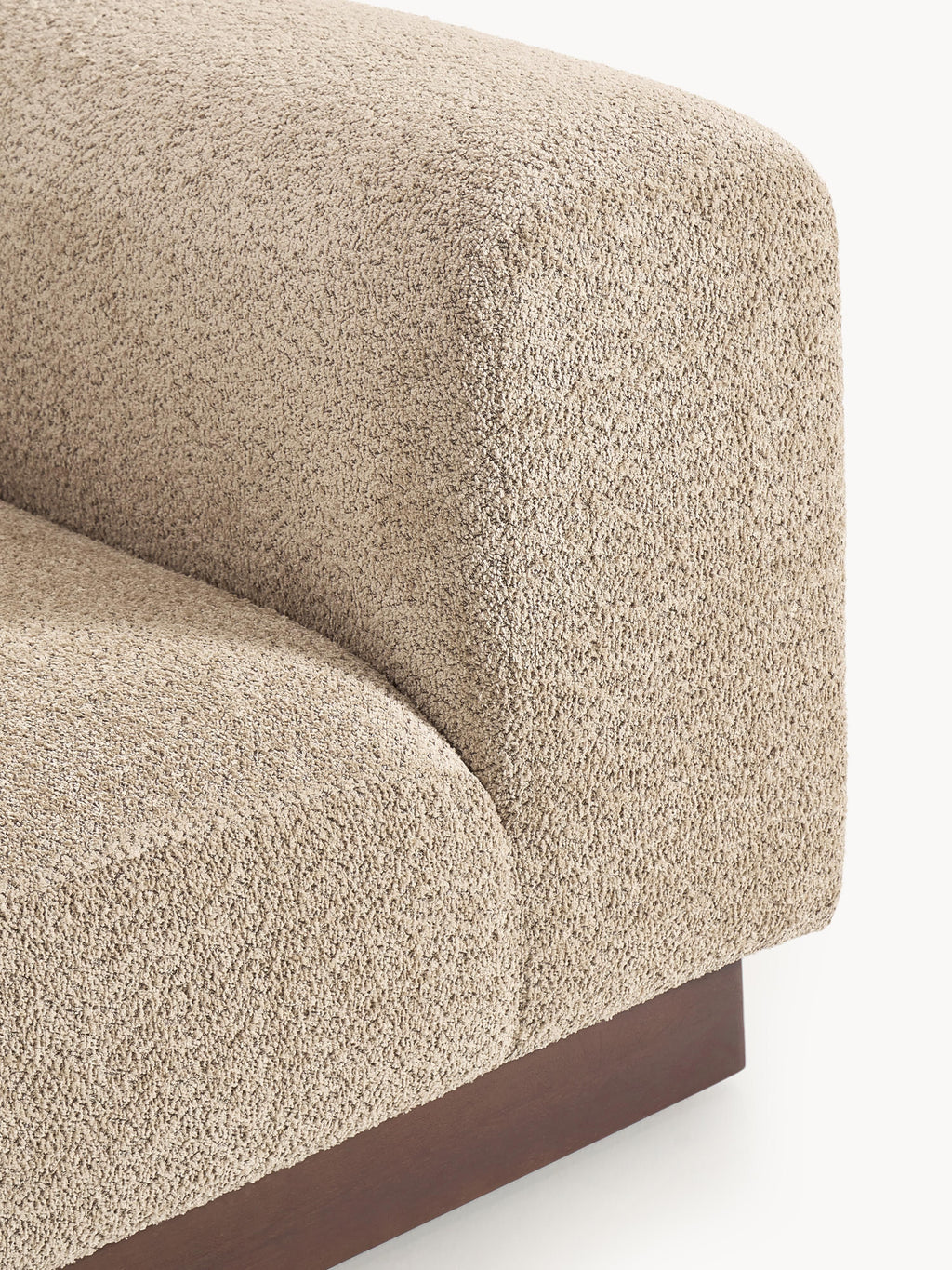 Eckmodul Natalie aus Teddy-Bouclé