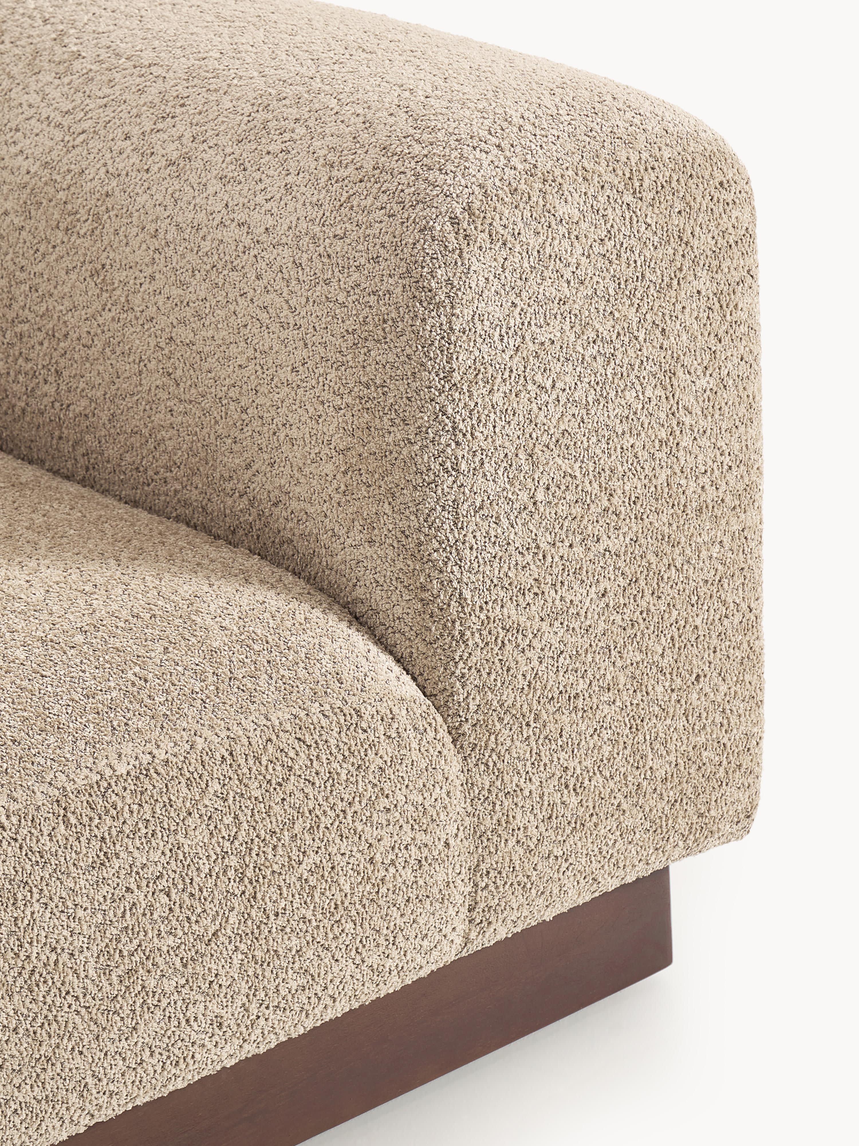 Eckmodul Natalie aus Teddy-Bouclé