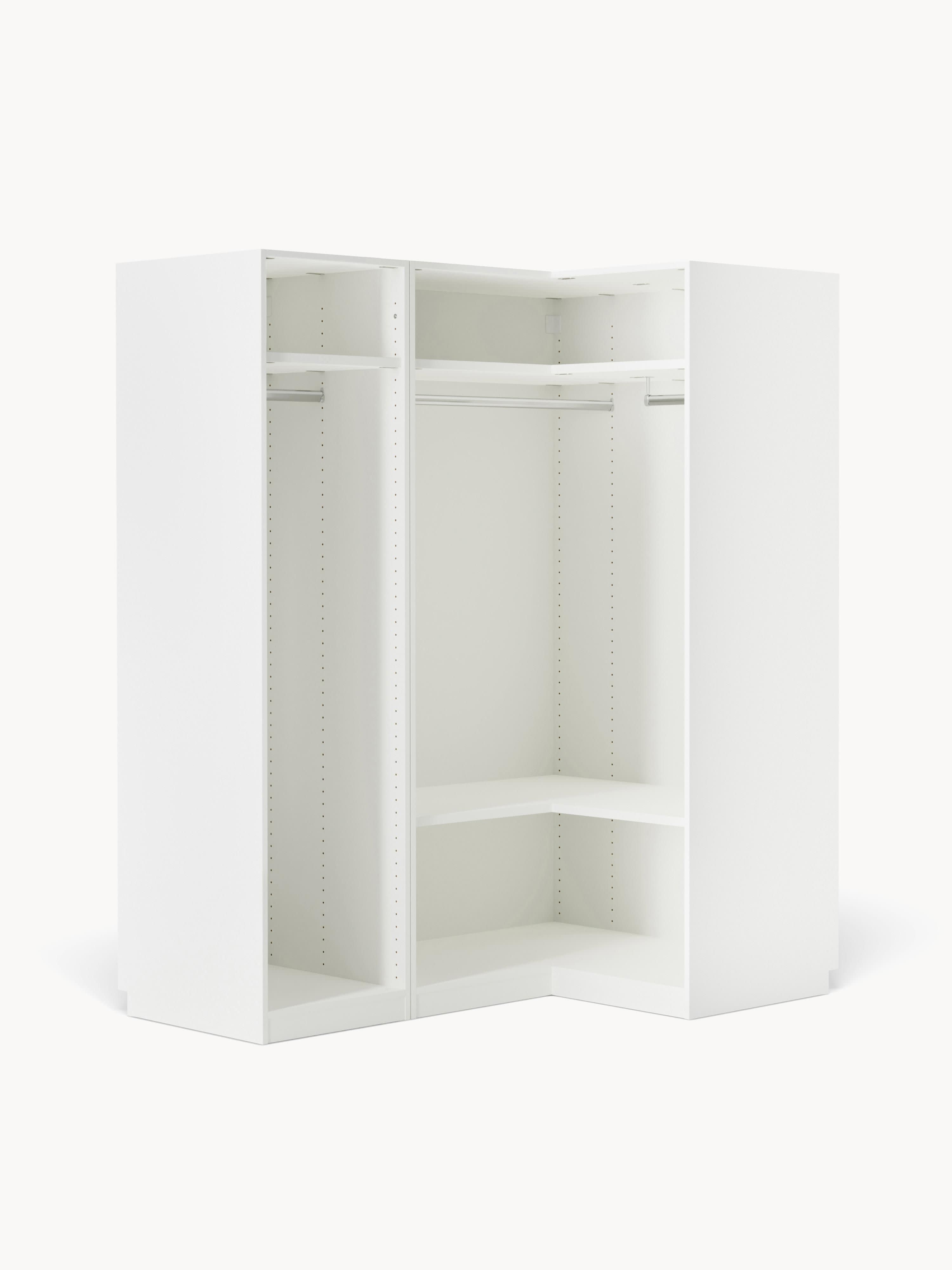Modularer Eck-Kleiderschrank Charlotte, 165 cm Breite, in verschiedenen Größen