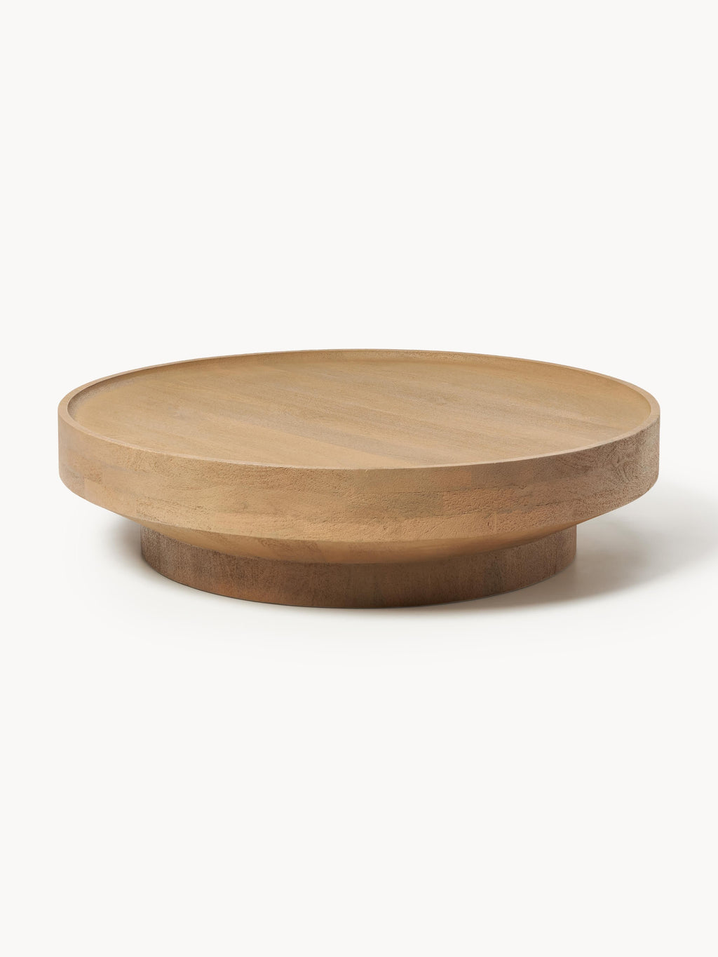 Galeriebild 1 - Runder XL Couchtisch Benno aus Mangoholz
