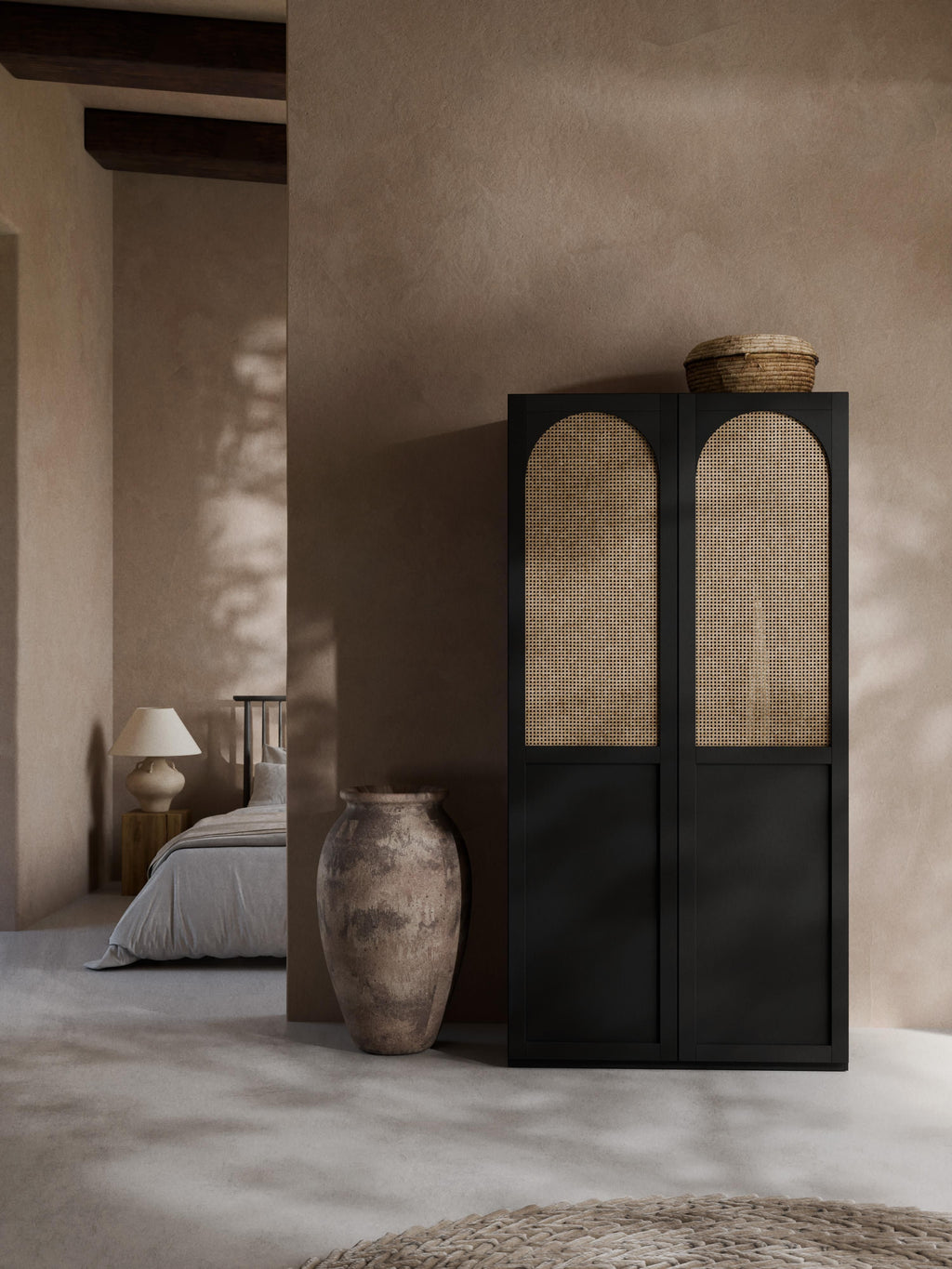 Modularer Drehtürenschrank Jeanne, 100 cm Breite, in verschiedenen Größen