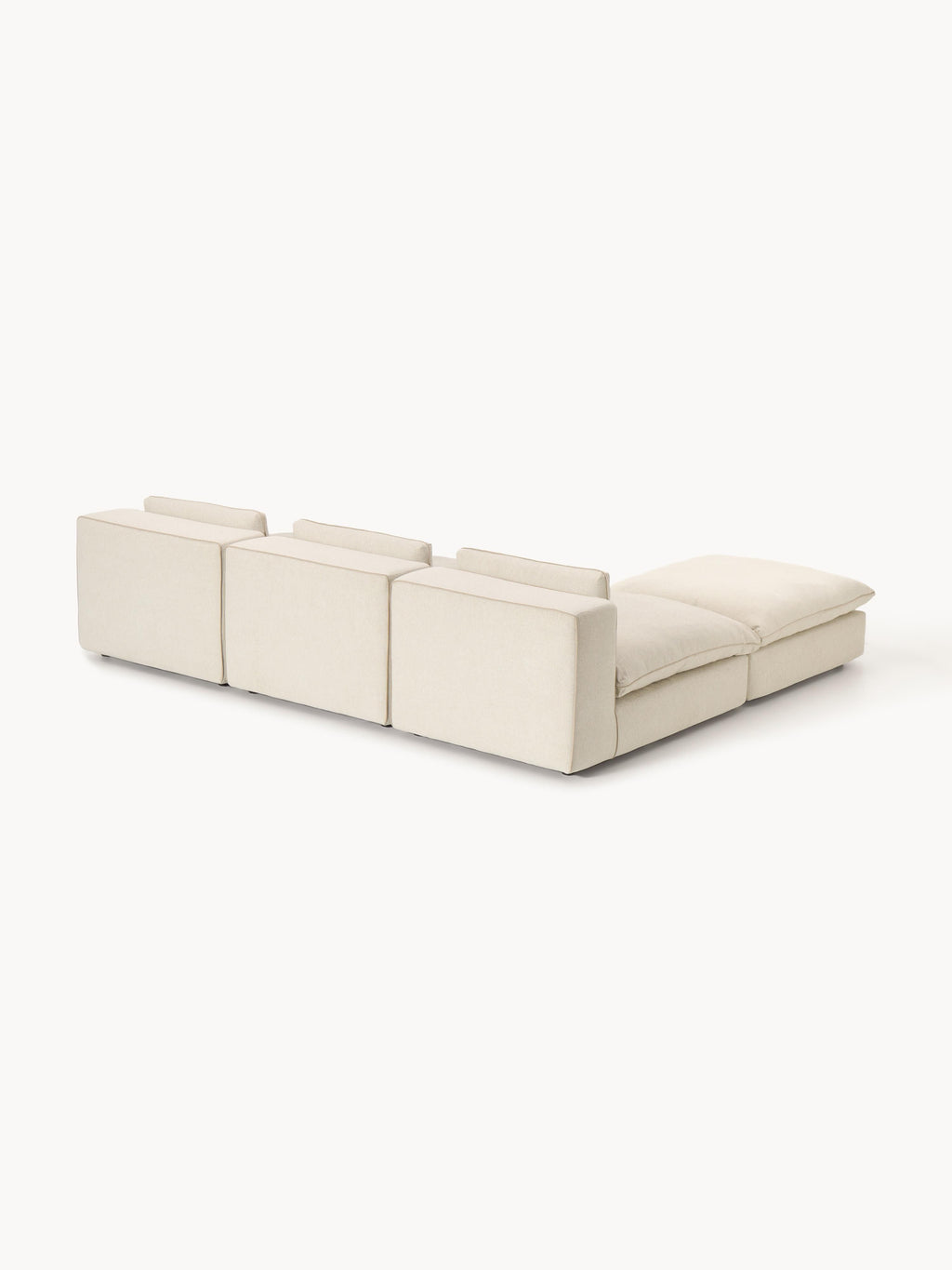 Modulares XL-Sofa Felix mit Hocker (links/rechts)