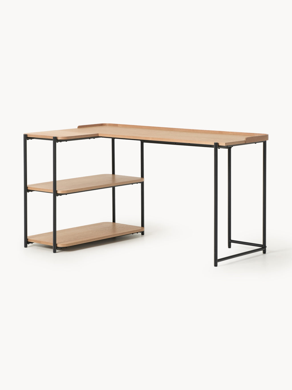 Galeriebild 1 - Eckschreibtisch Renee aus Eschenholz