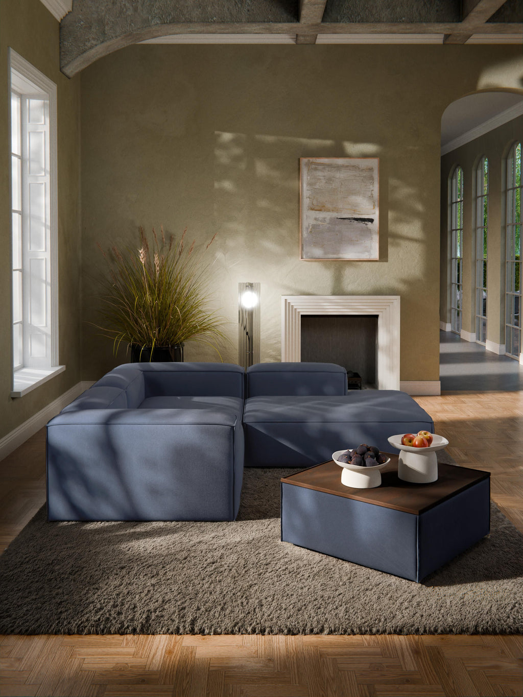 Sofa-Hocker Lennon mit Stauraum