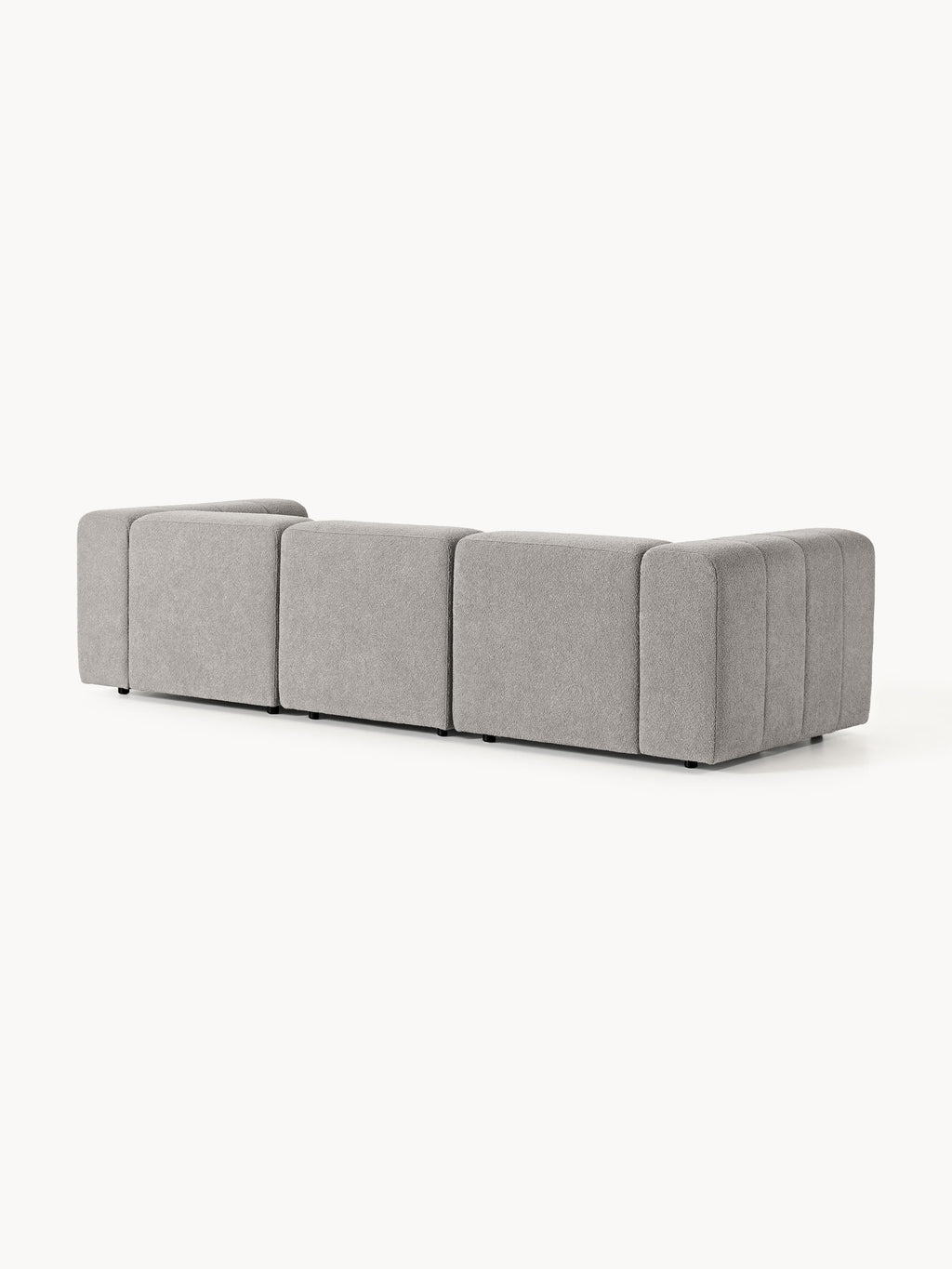 Modulares Bouclé-Sofa Lena (4-Sitzer)