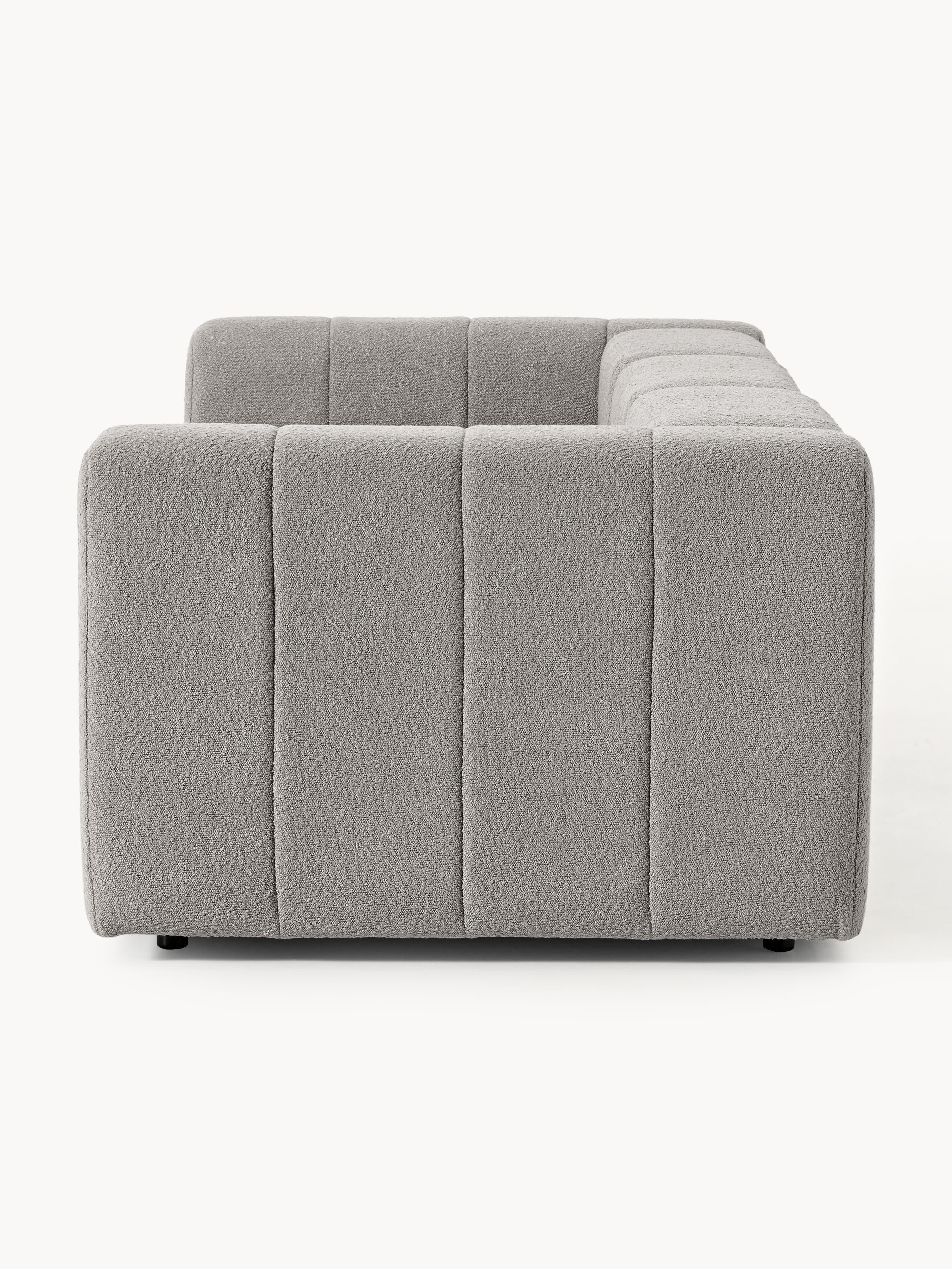 Modulares Bouclé-Sofa Lena (4-Sitzer)
