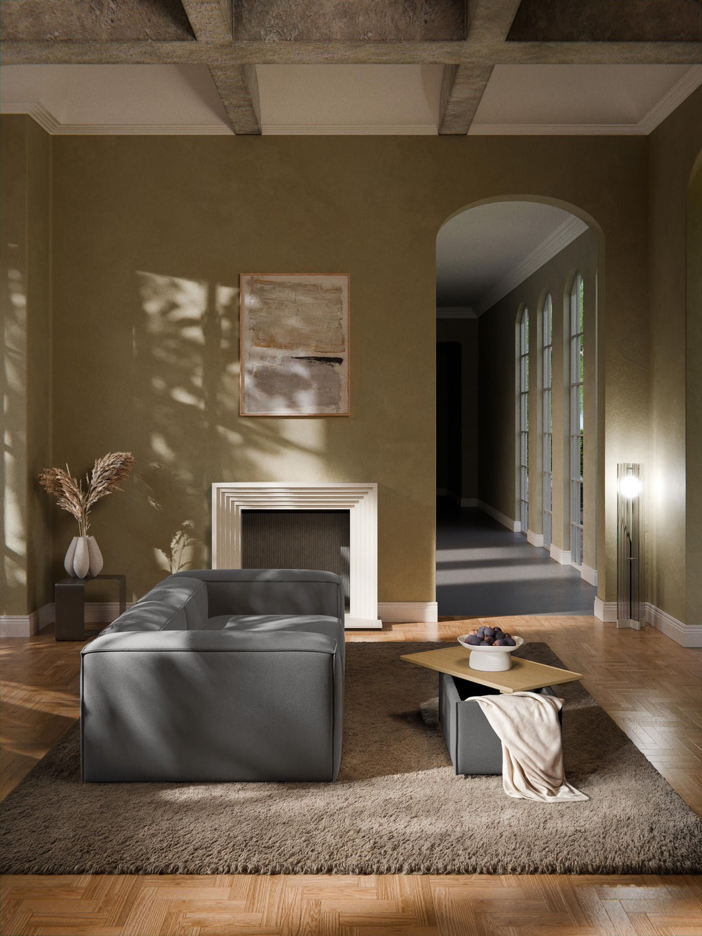 Sofa-Hocker Lennon mit Stauraum