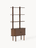 Galeriebild 1 - Schmales Regal Calary mit geriffelter Front