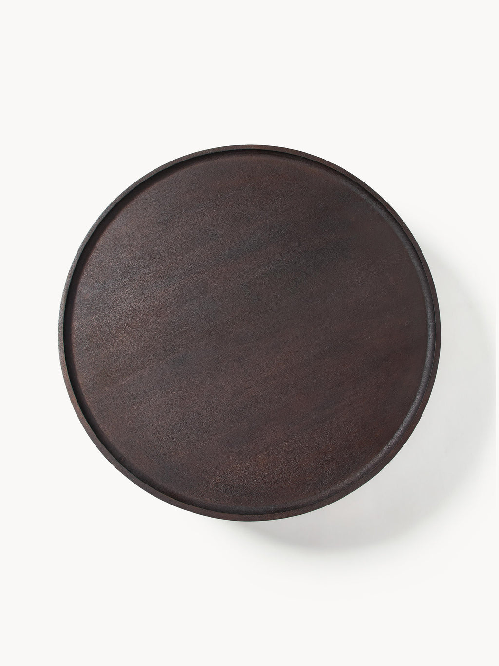 Runder XL Couchtisch Benno aus Mangoholz