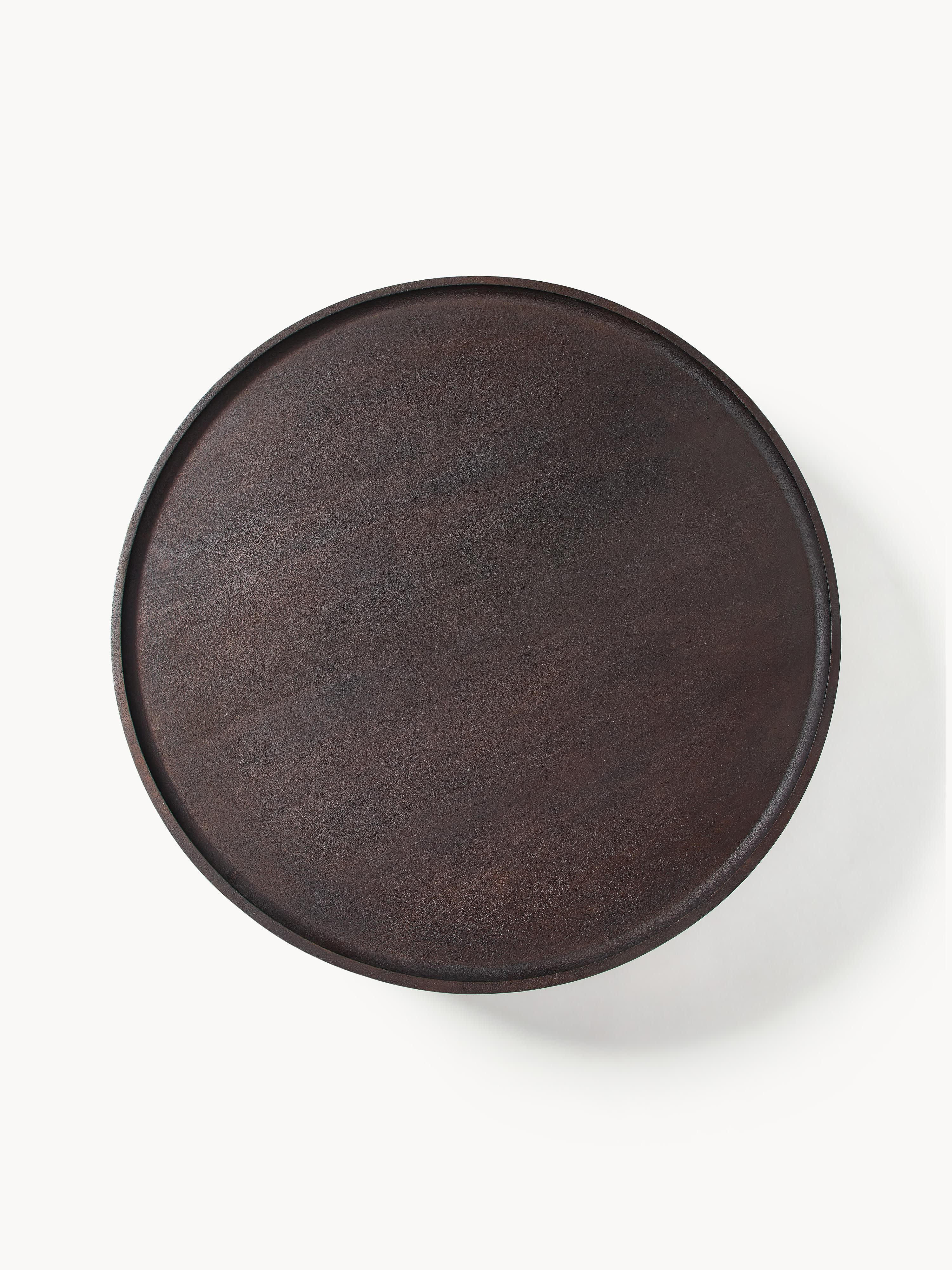 Runder XL Couchtisch Benno aus Mangoholz