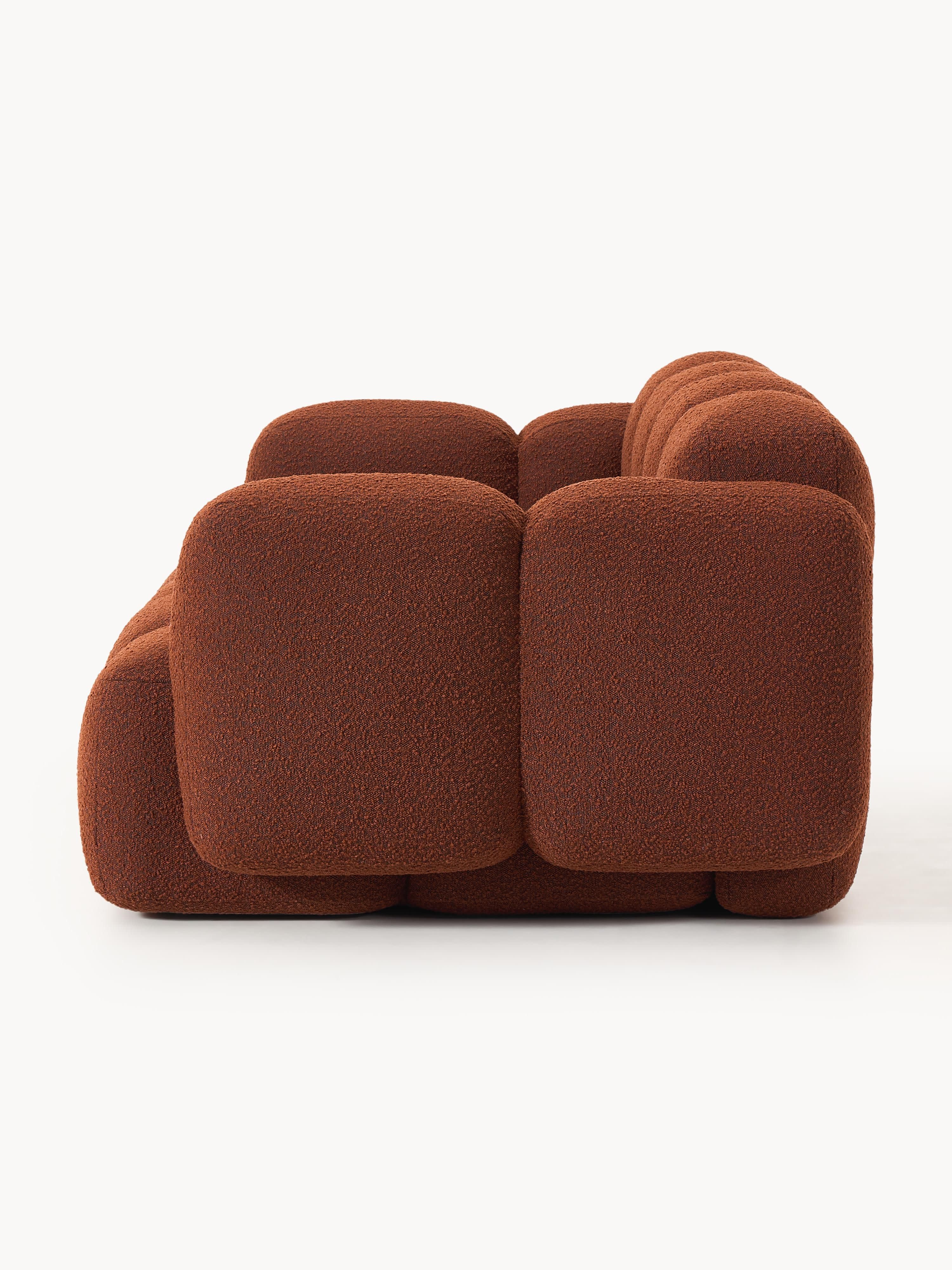 Modulares Sofa Tayla (3-Sitzer) aus Bouclé