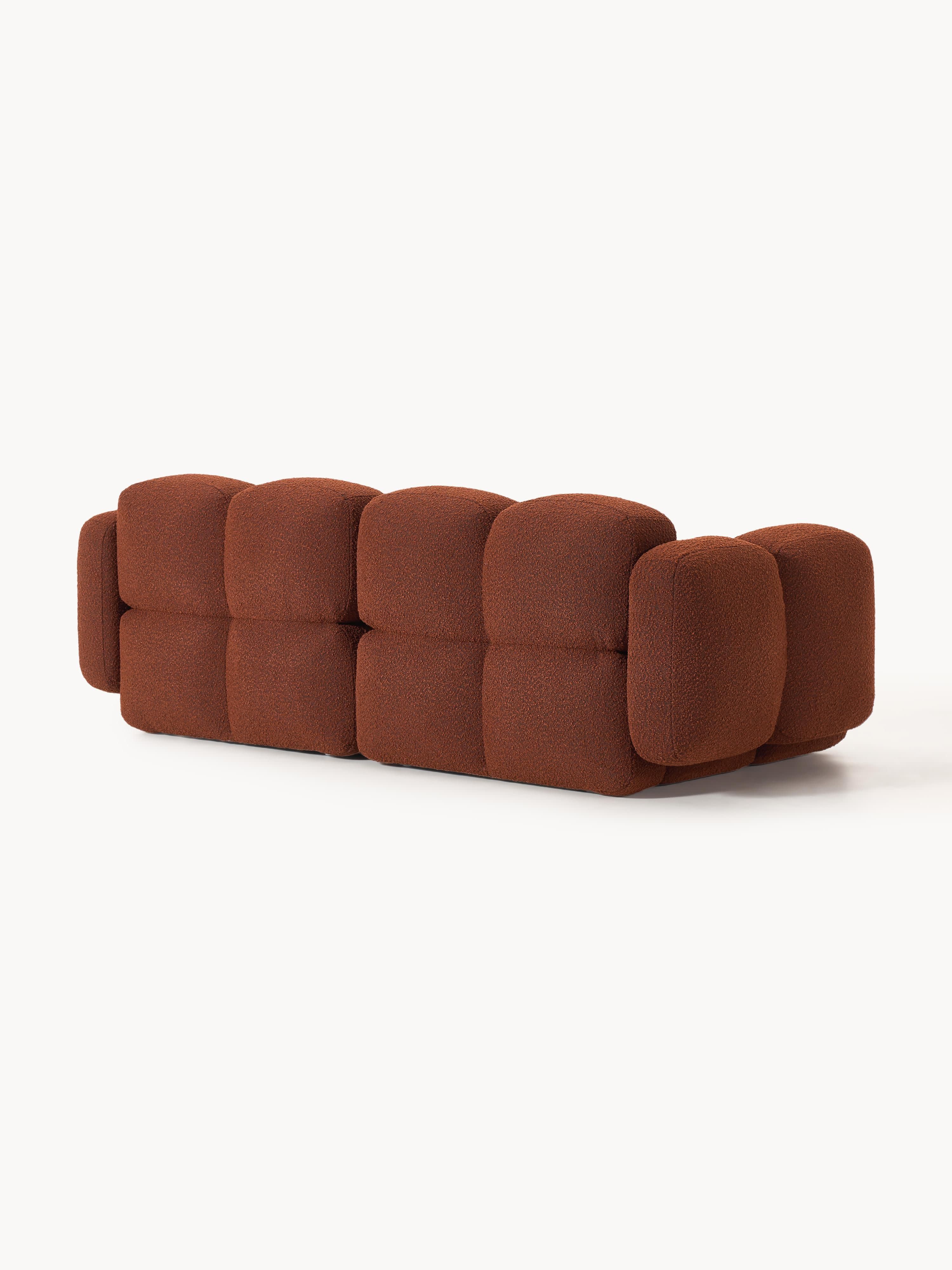 Modulares Sofa Tayla (3-Sitzer) aus Bouclé
