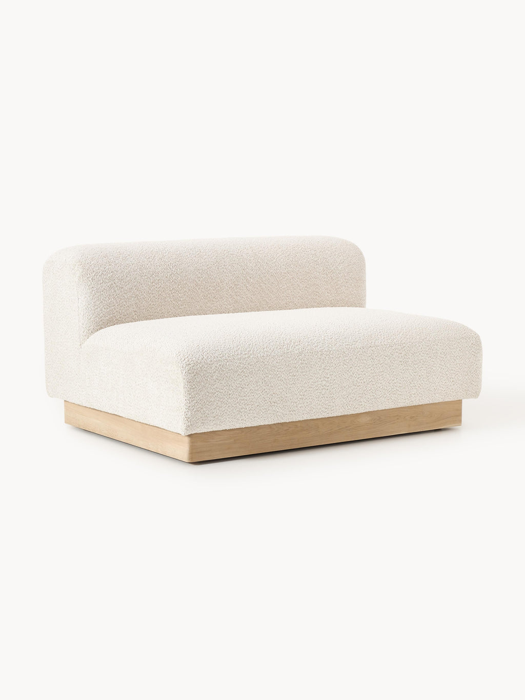 Sofa Natalie (2-Sitzer) aus Teddy-Bouclé