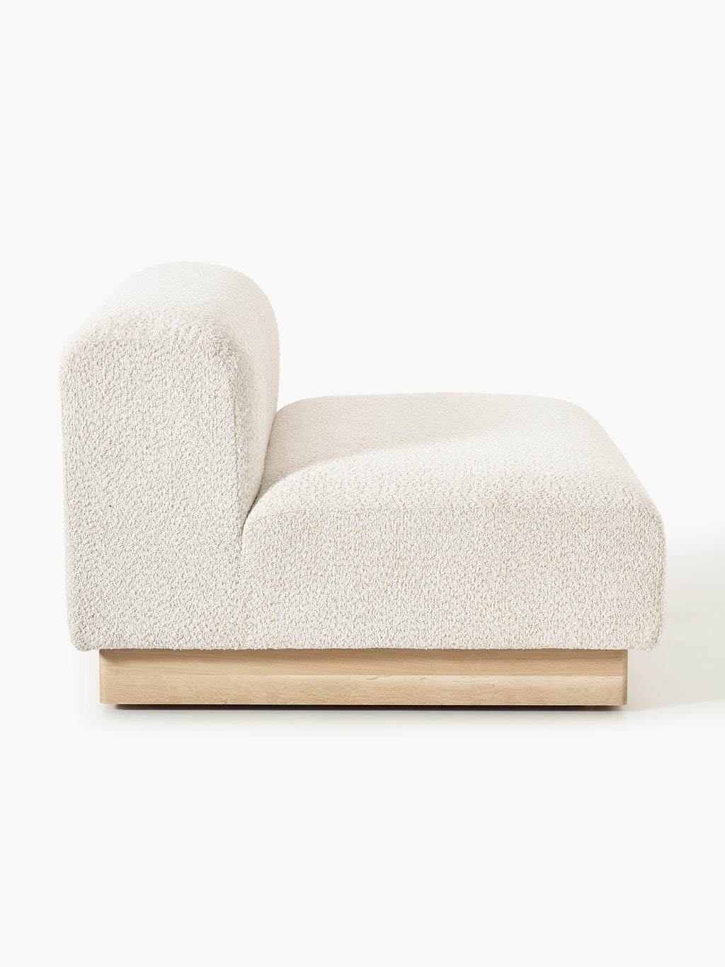 Sofa Natalie (2-Sitzer) aus Teddy-Bouclé