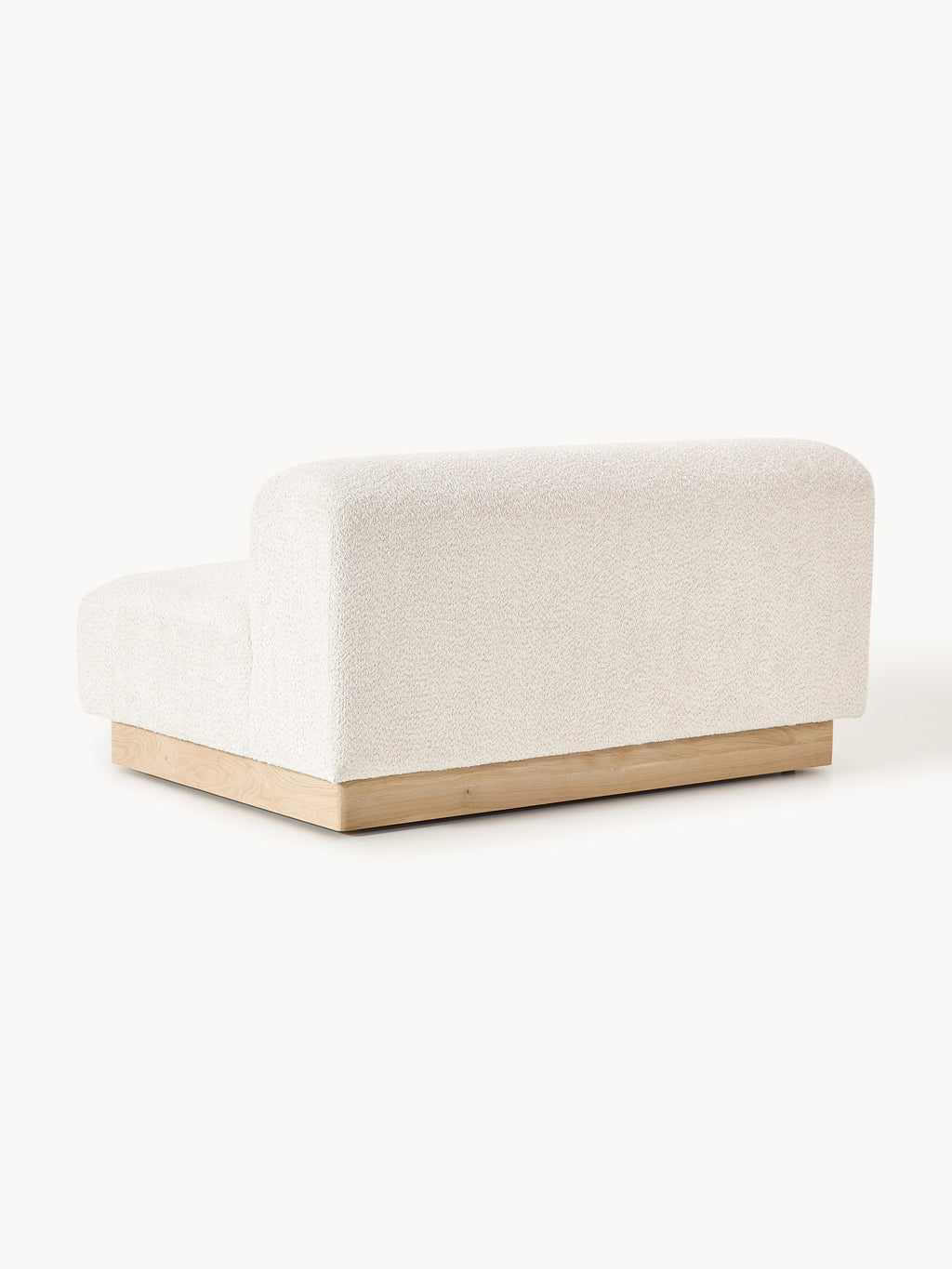 Sofa Natalie (2-Sitzer) aus Teddy-Bouclé