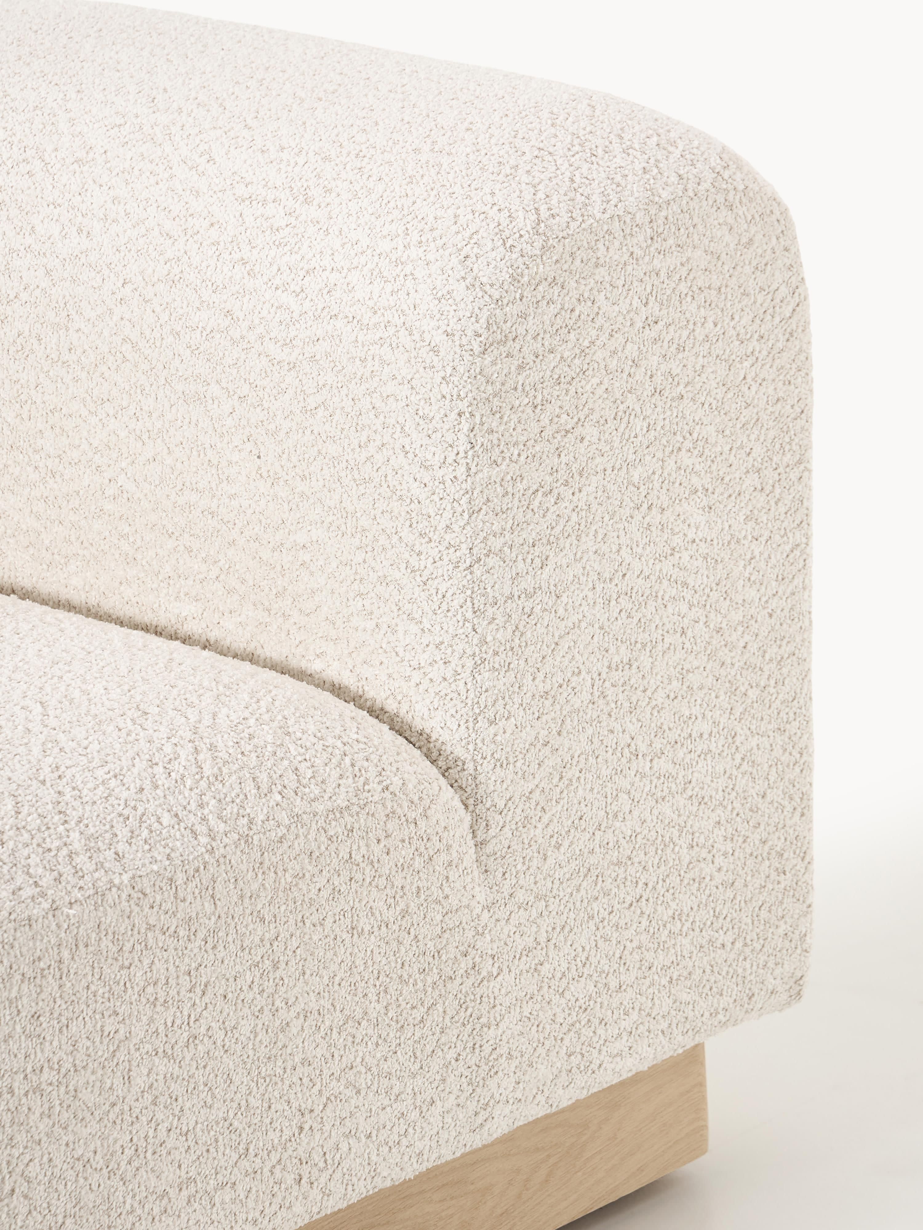 Sofa Natalie (2-Sitzer) aus Teddy-Bouclé