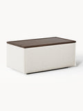 Galeriebild 1 - Sofa-Hocker Lennon aus Bouclé mit Stauraum