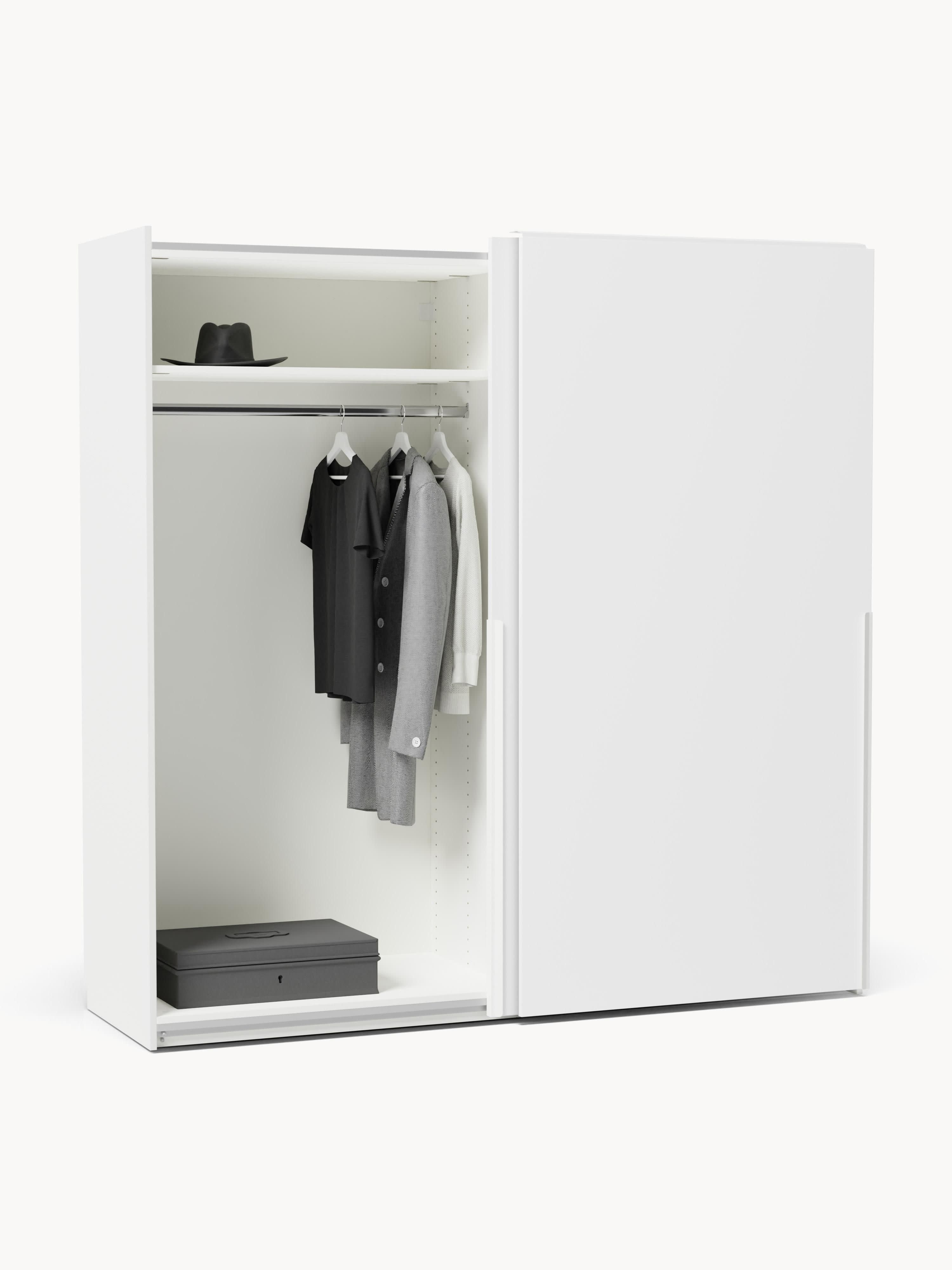 Modularer Schwebetürenschrank Leon, 200 cm Breite, in verschiedenen Größen
