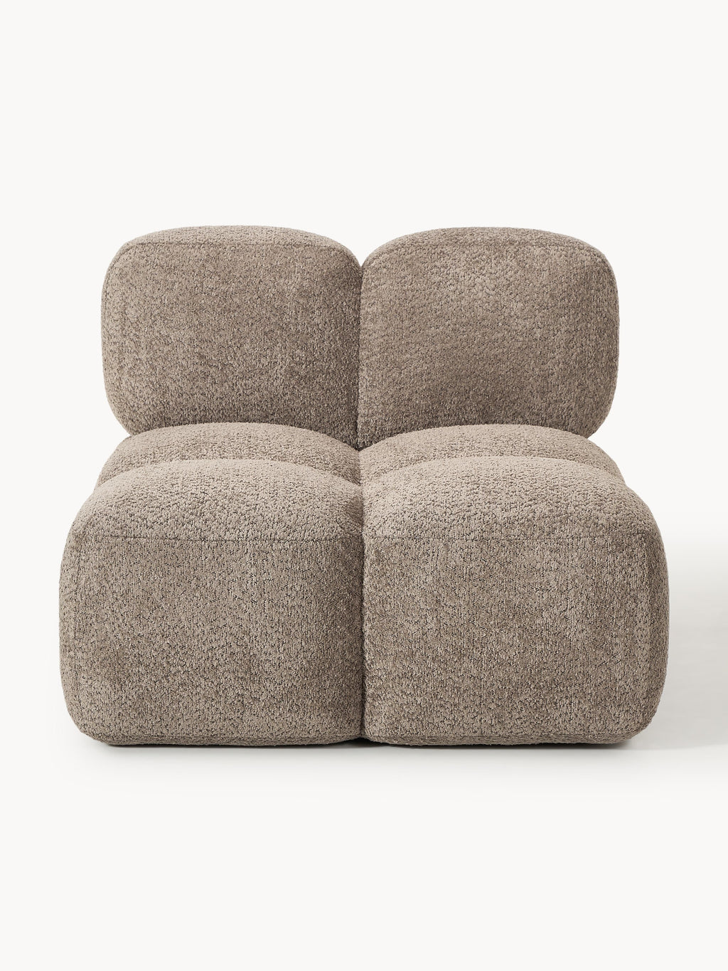 Galeriebild 1 - Mittelmodul Tayla aus Teddy-Bouclé