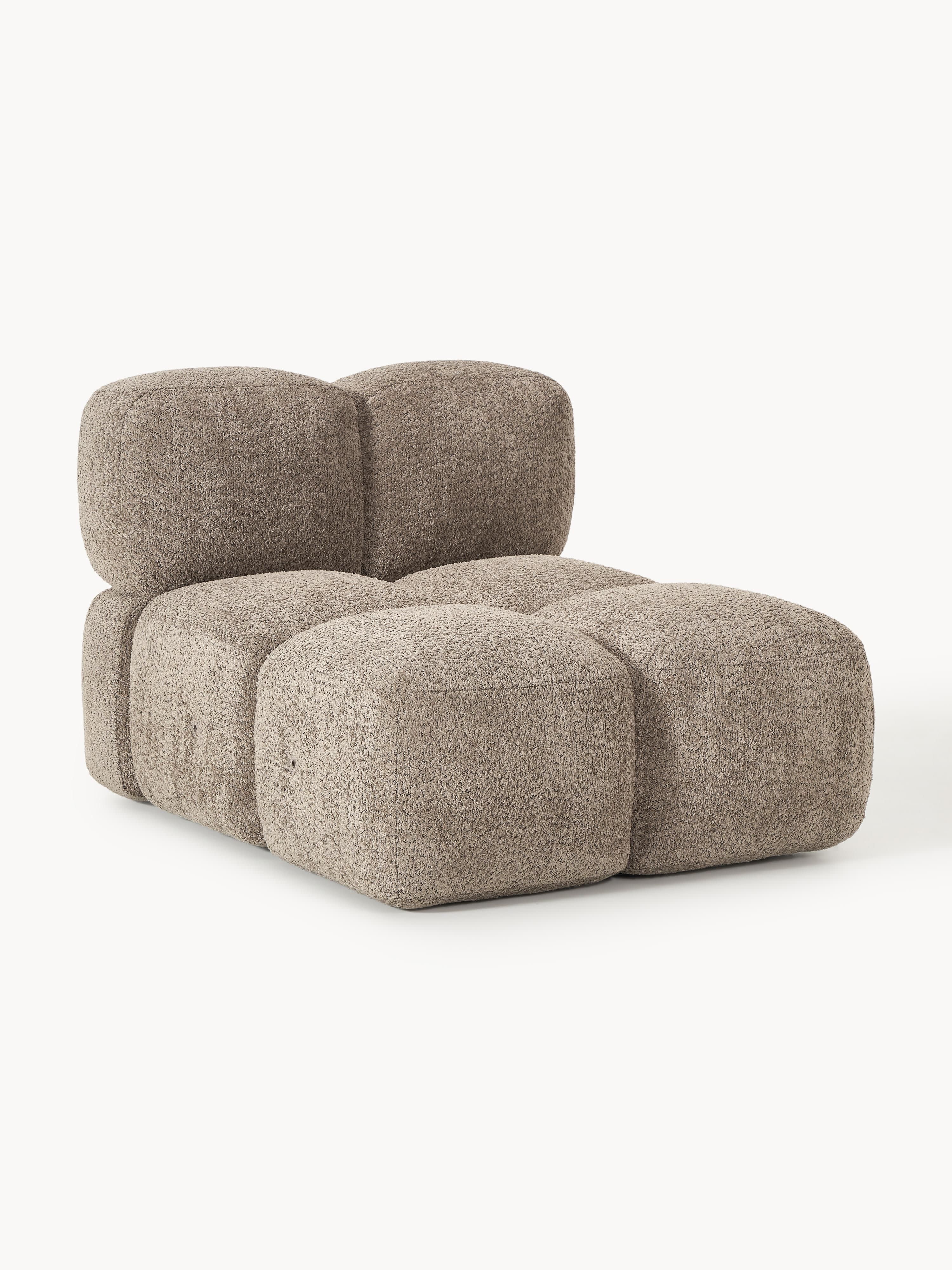 Mittelmodul Tayla aus Teddy-Bouclé