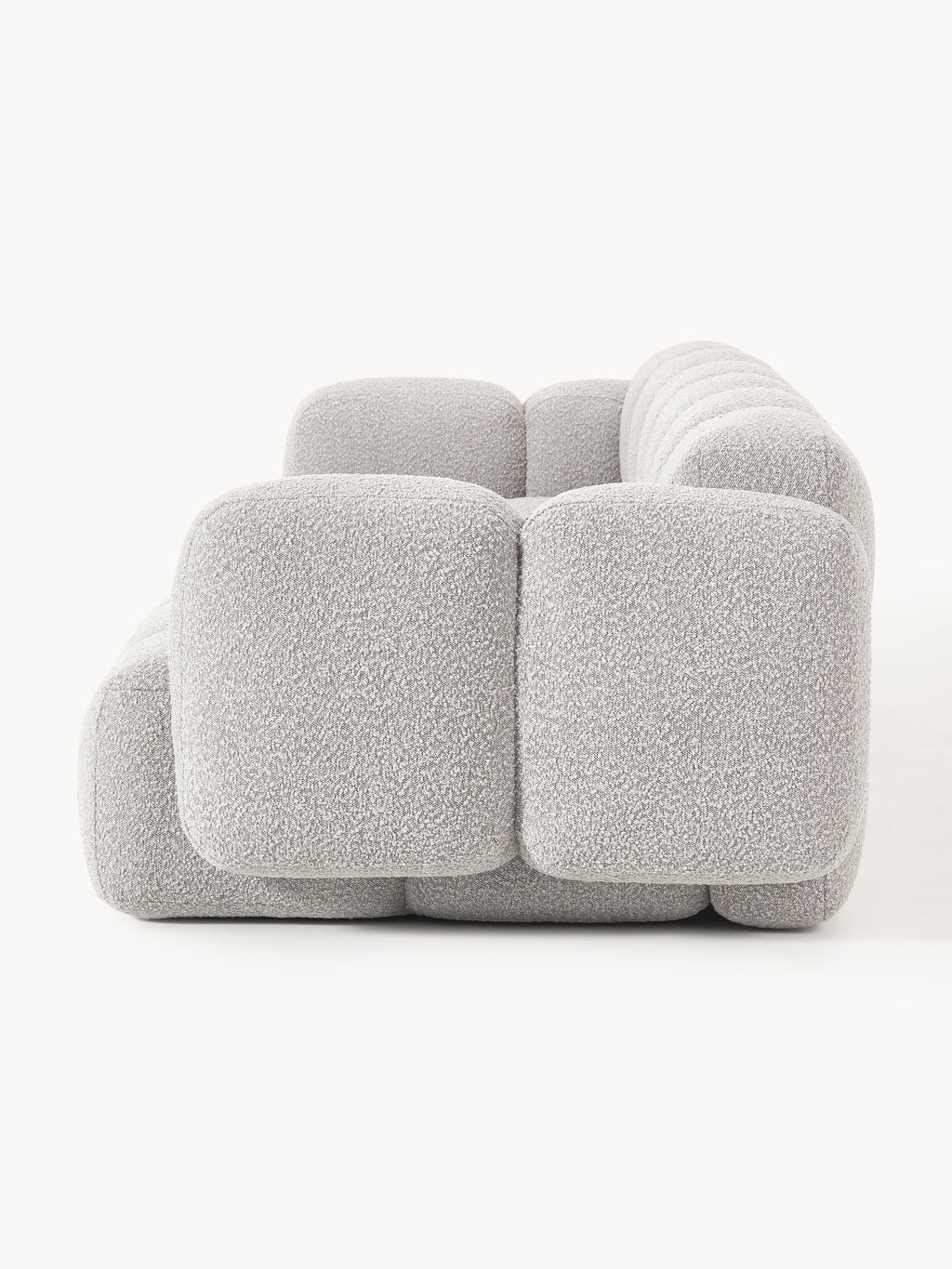 Modulares Sofa Tayla (4-Sitzer) aus Bouclé