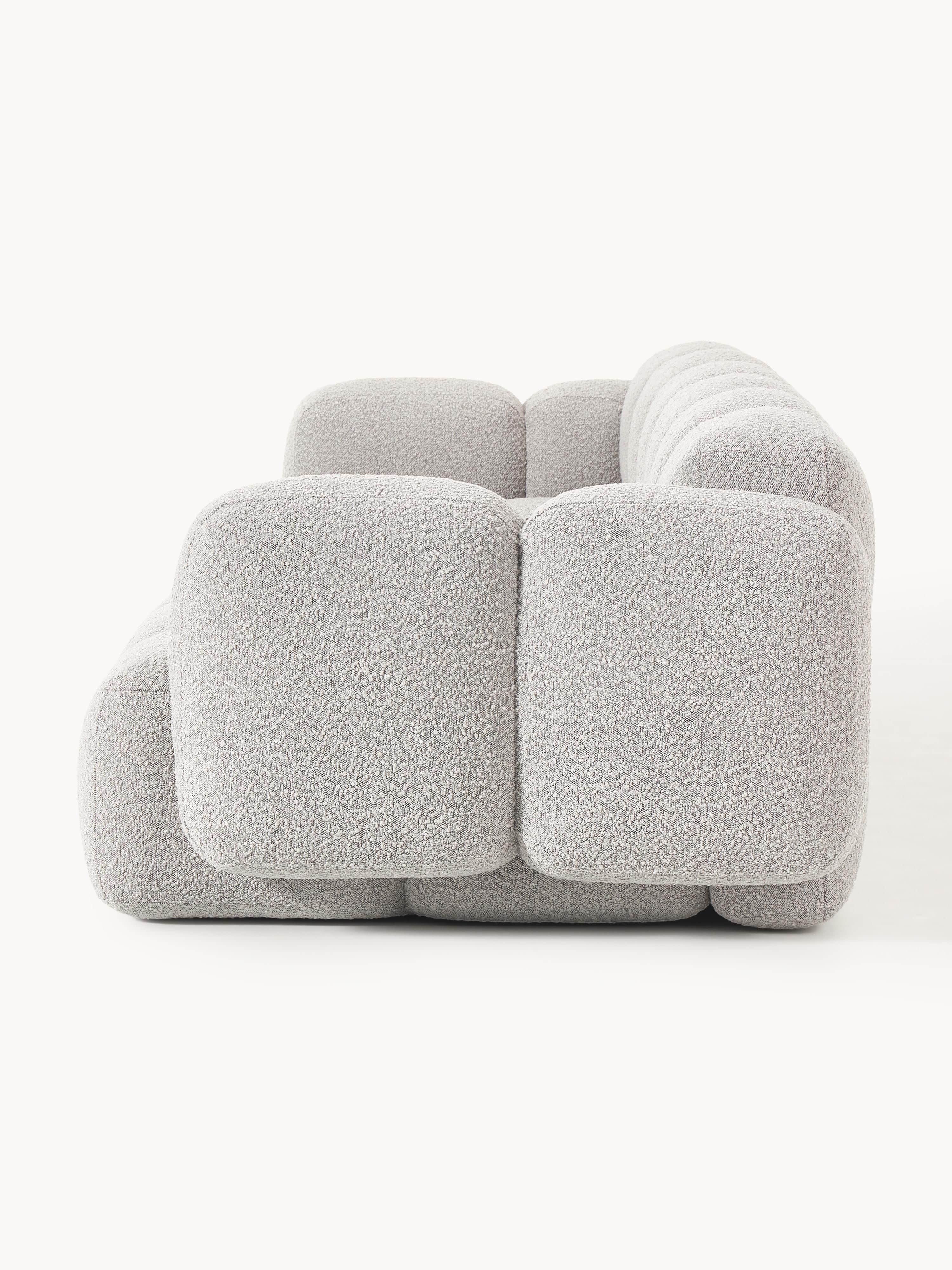 Modulares Sofa Tayla (4-Sitzer) aus Bouclé
