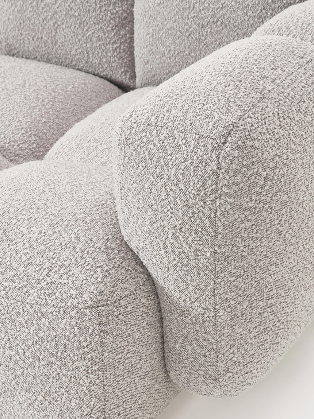 Modulares Sofa Tayla (4-Sitzer) aus Bouclé