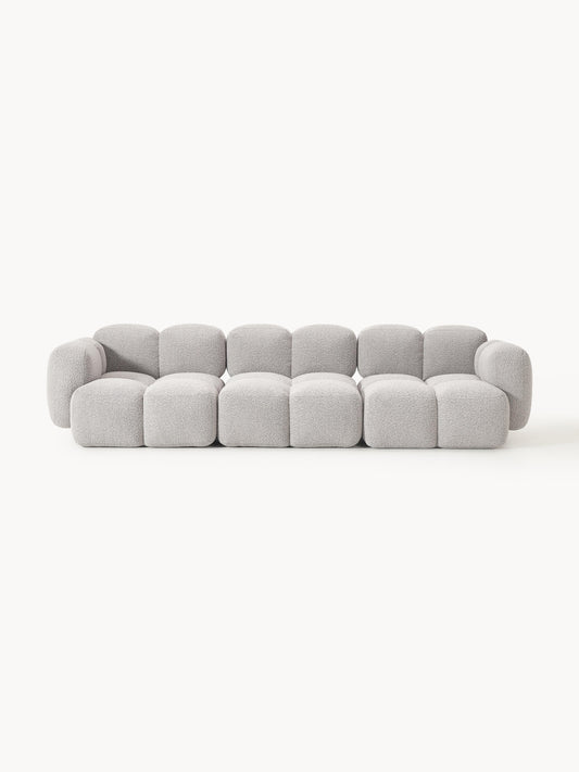 Galeriebild 1 - Modulares Sofa Tayla (4-Sitzer) aus Bouclé