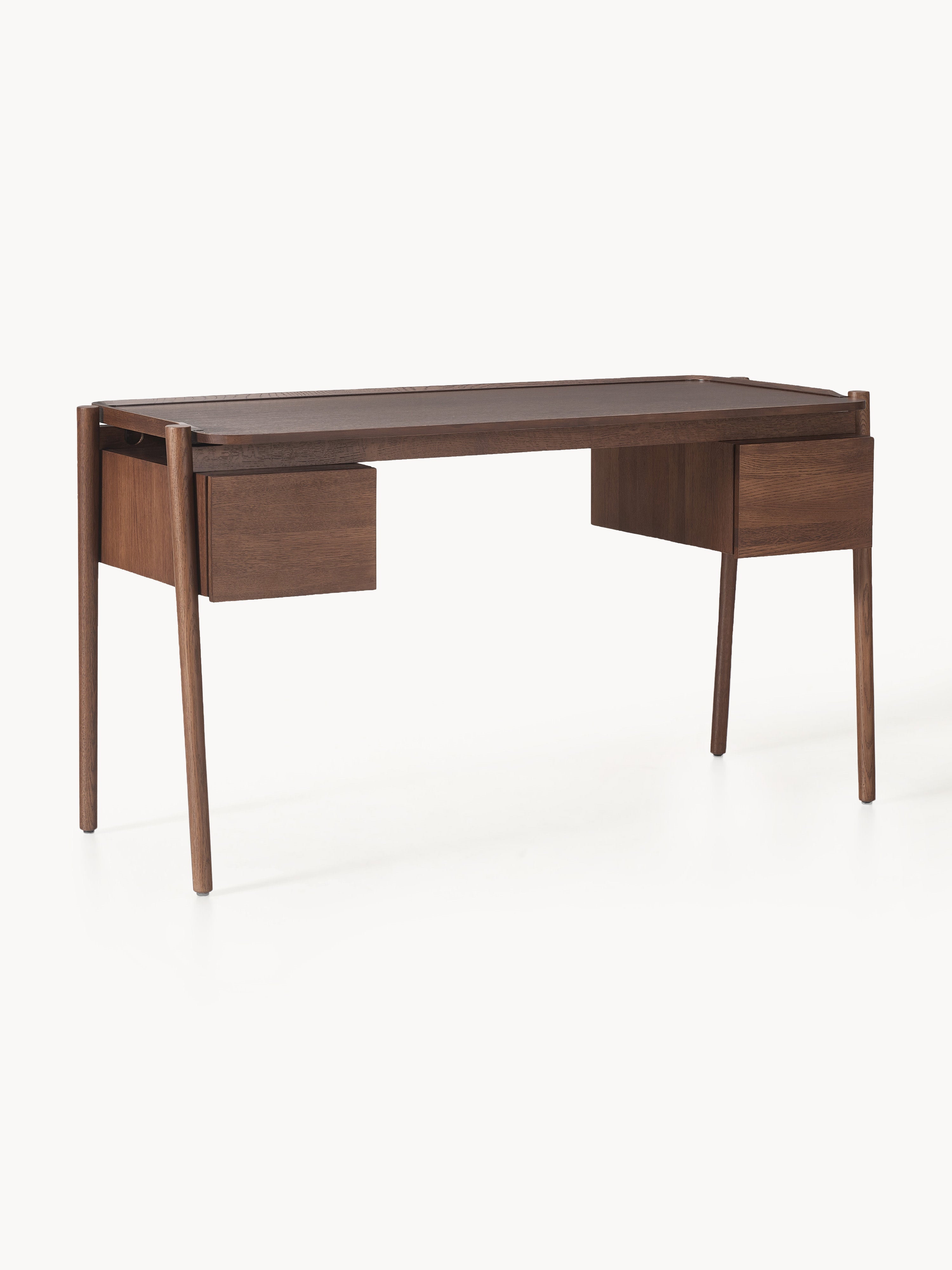 Galeriebild 1 - Holz-Schreibtisch Libby mit Schubladen