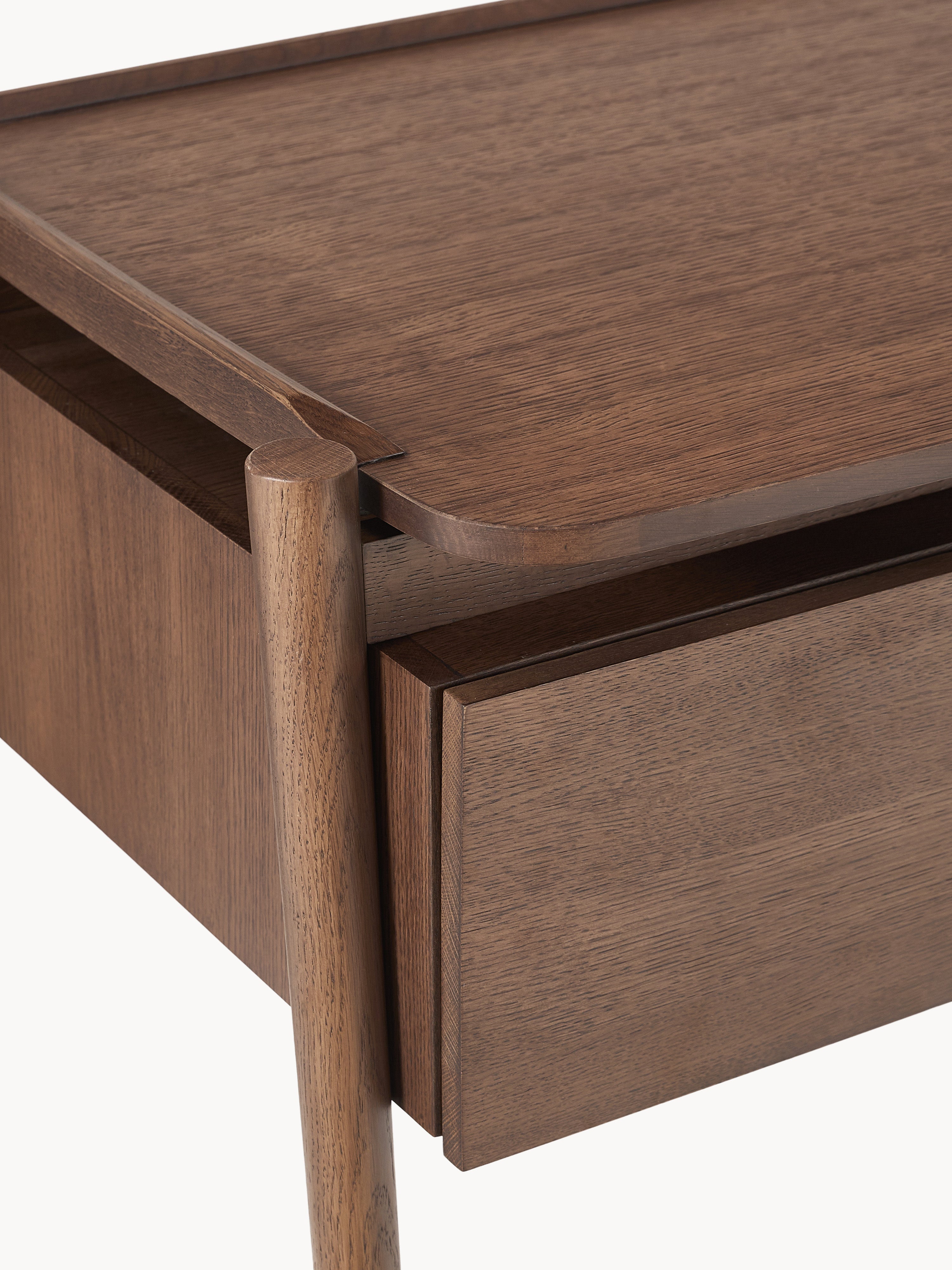 Holz-Schreibtisch Libby mit Schubladen