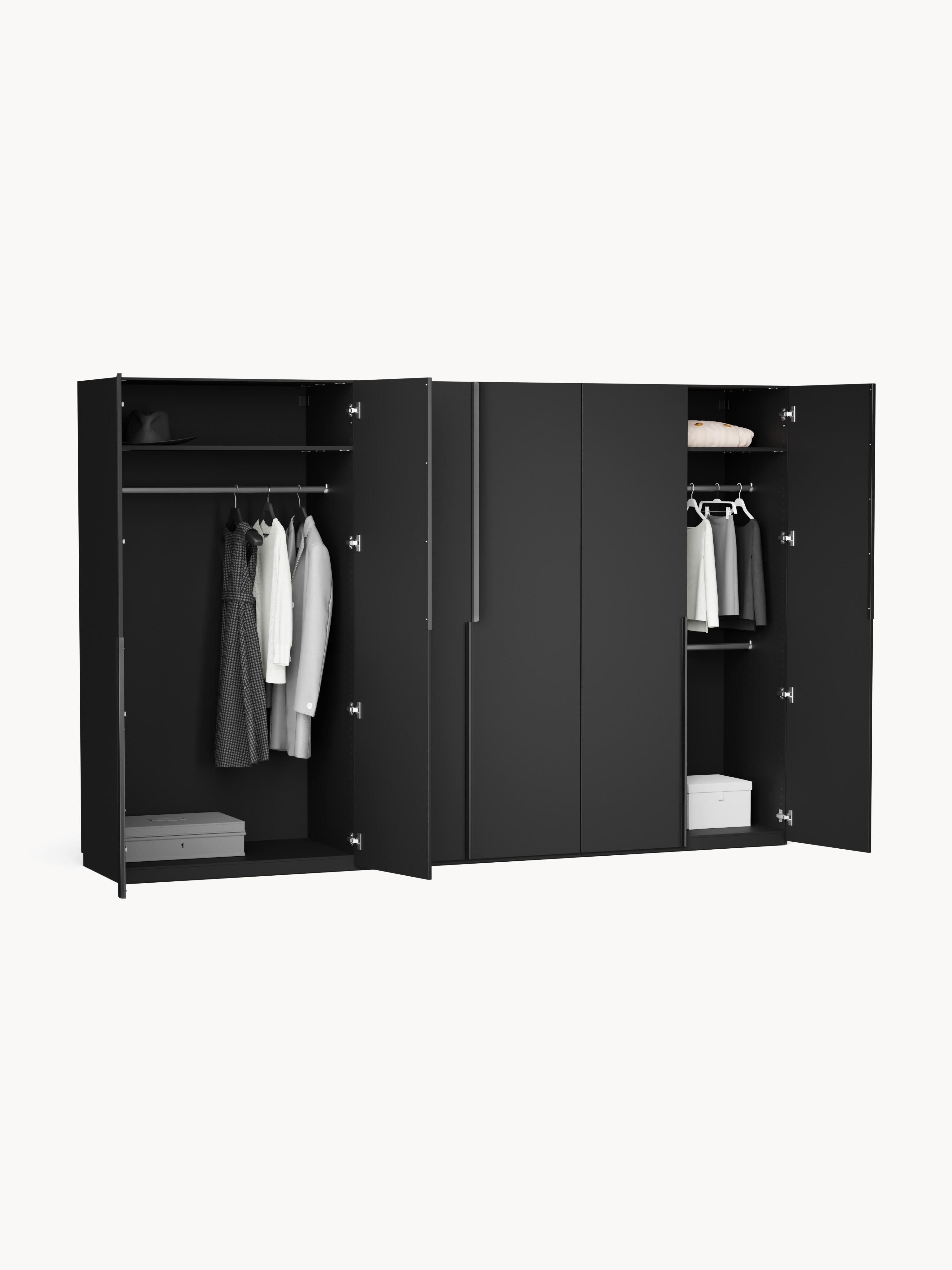 Modularer Drehtürenschrank Leon, 300 cm Breite, in verschiedenen Größen
