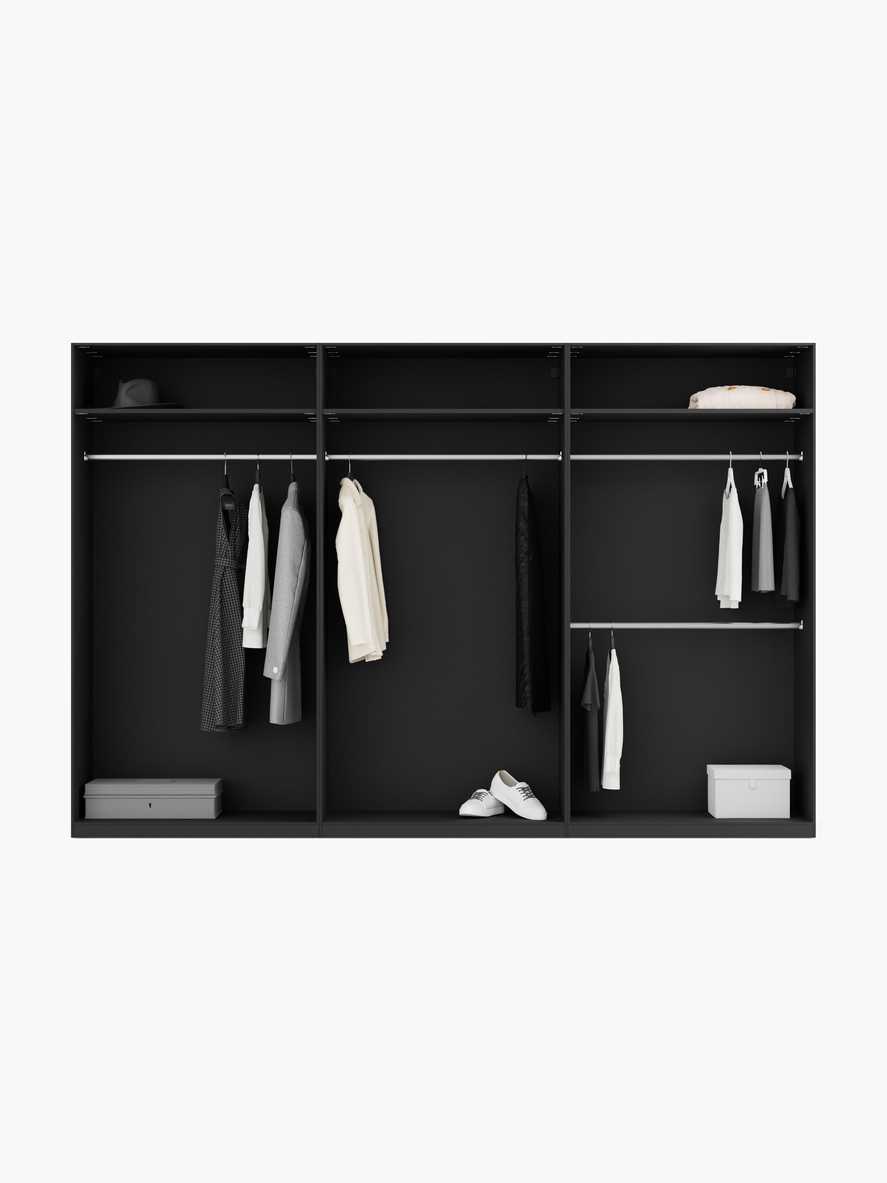 Modularer Drehtürenschrank Leon, 300 cm Breite, in verschiedenen Größen