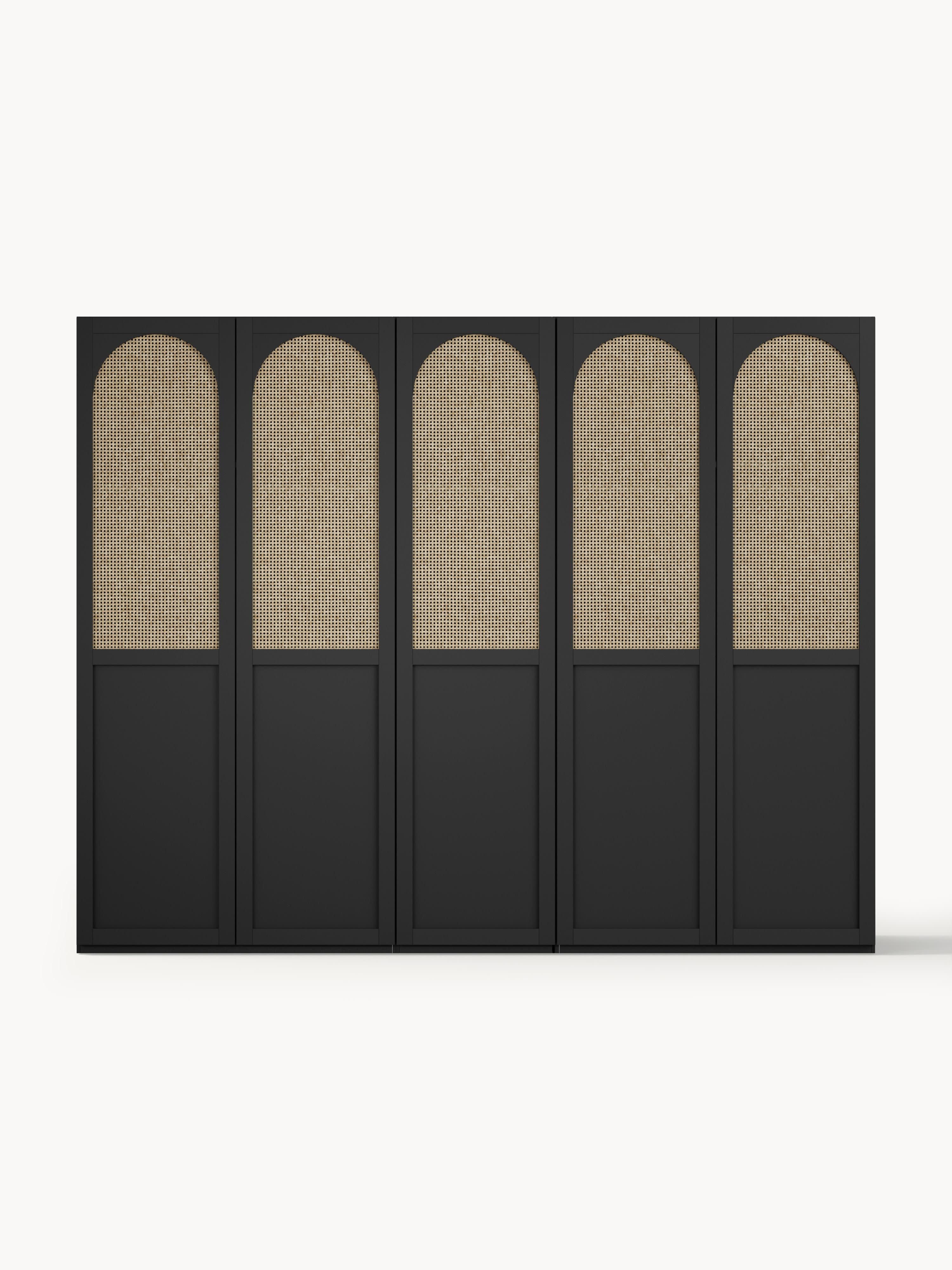 Modularer Drehtürenschrank Jeanne, 250 cm Breite, in verschiedenen Größen