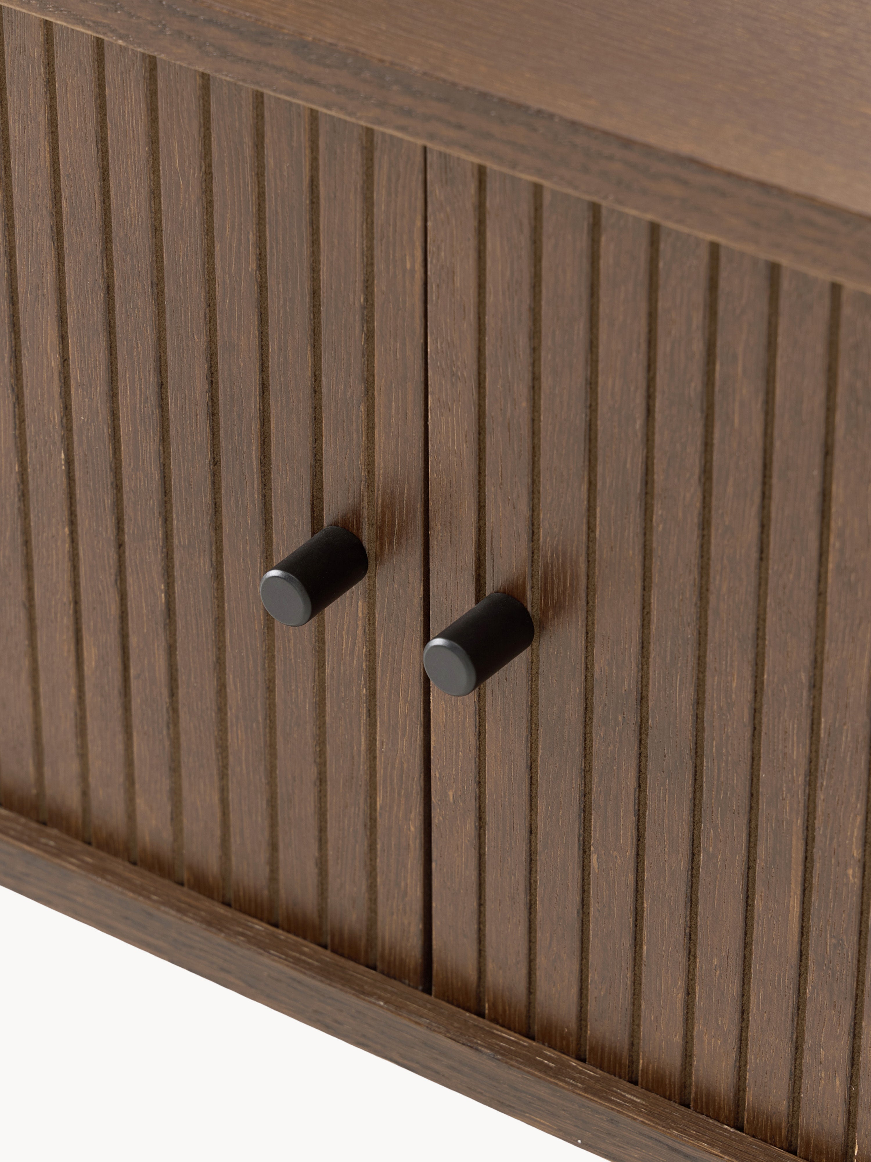 TV-Board Calary mit geriffelter Front