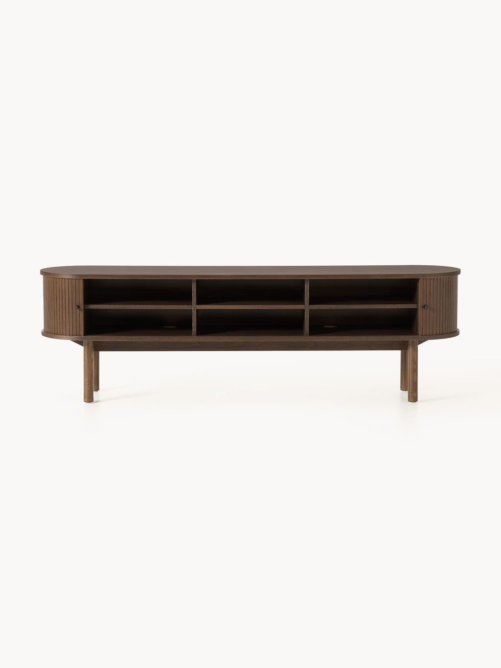 TV-Board Calary mit geriffelter Front