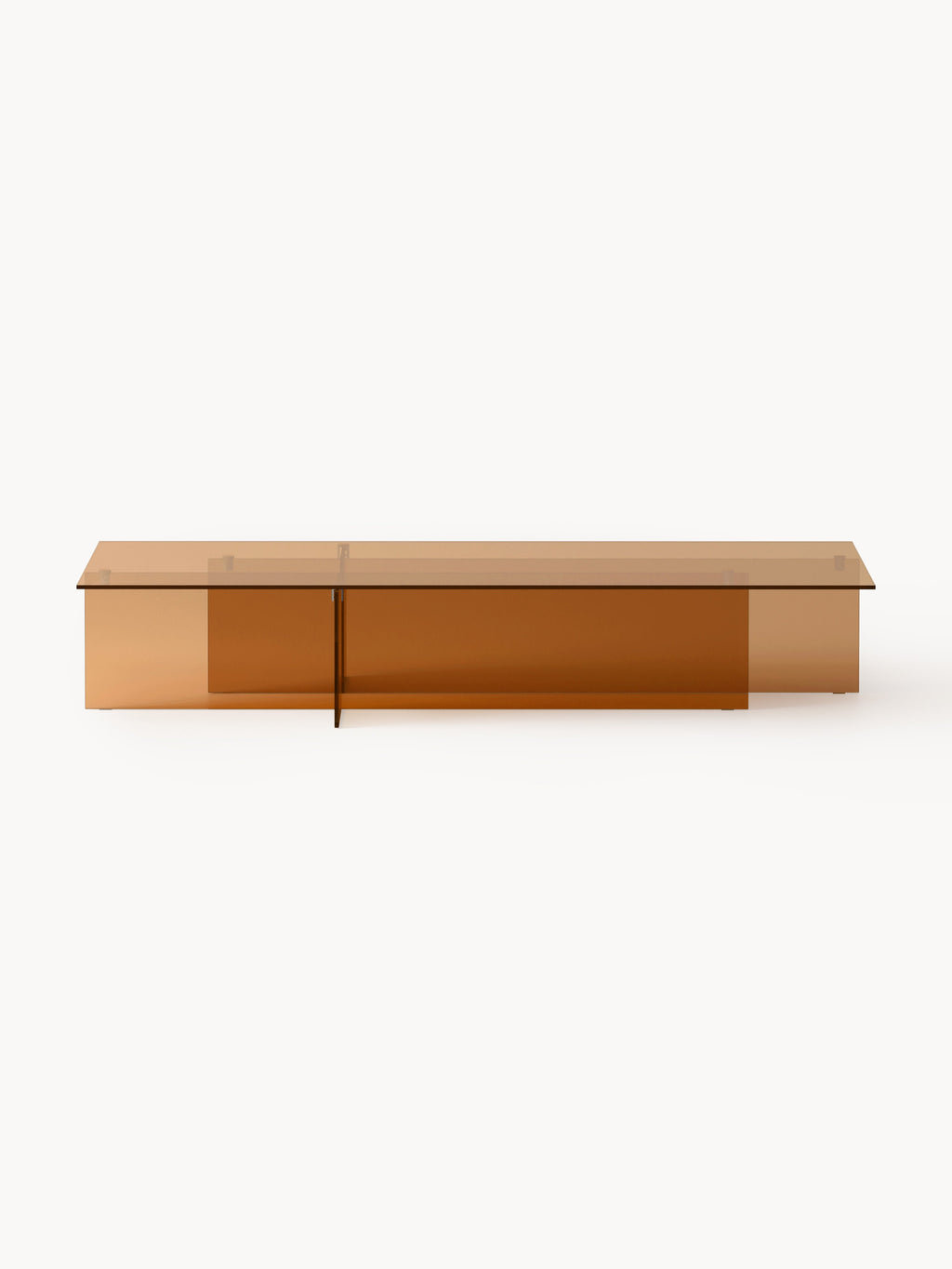 Großer Glas-Couchtisch Anouk, B 160 cm