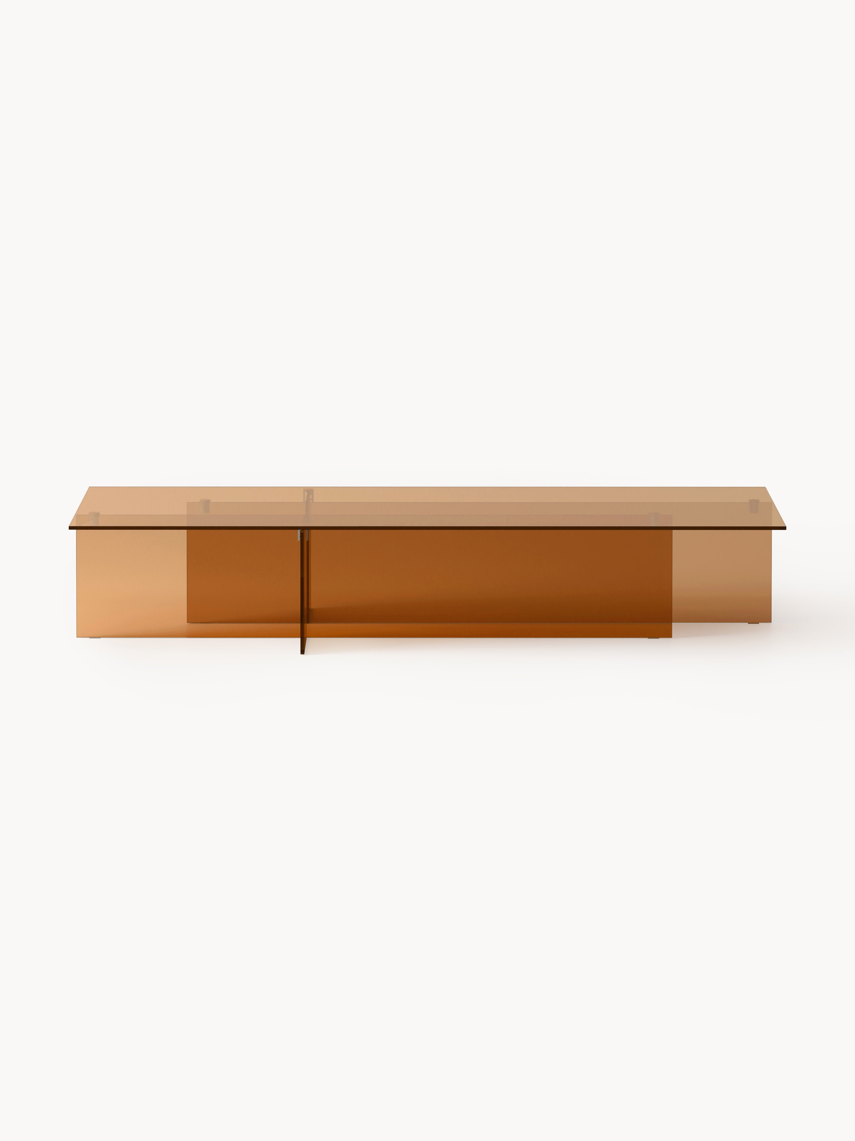 Großer Glas-Couchtisch Anouk, B 160 cm