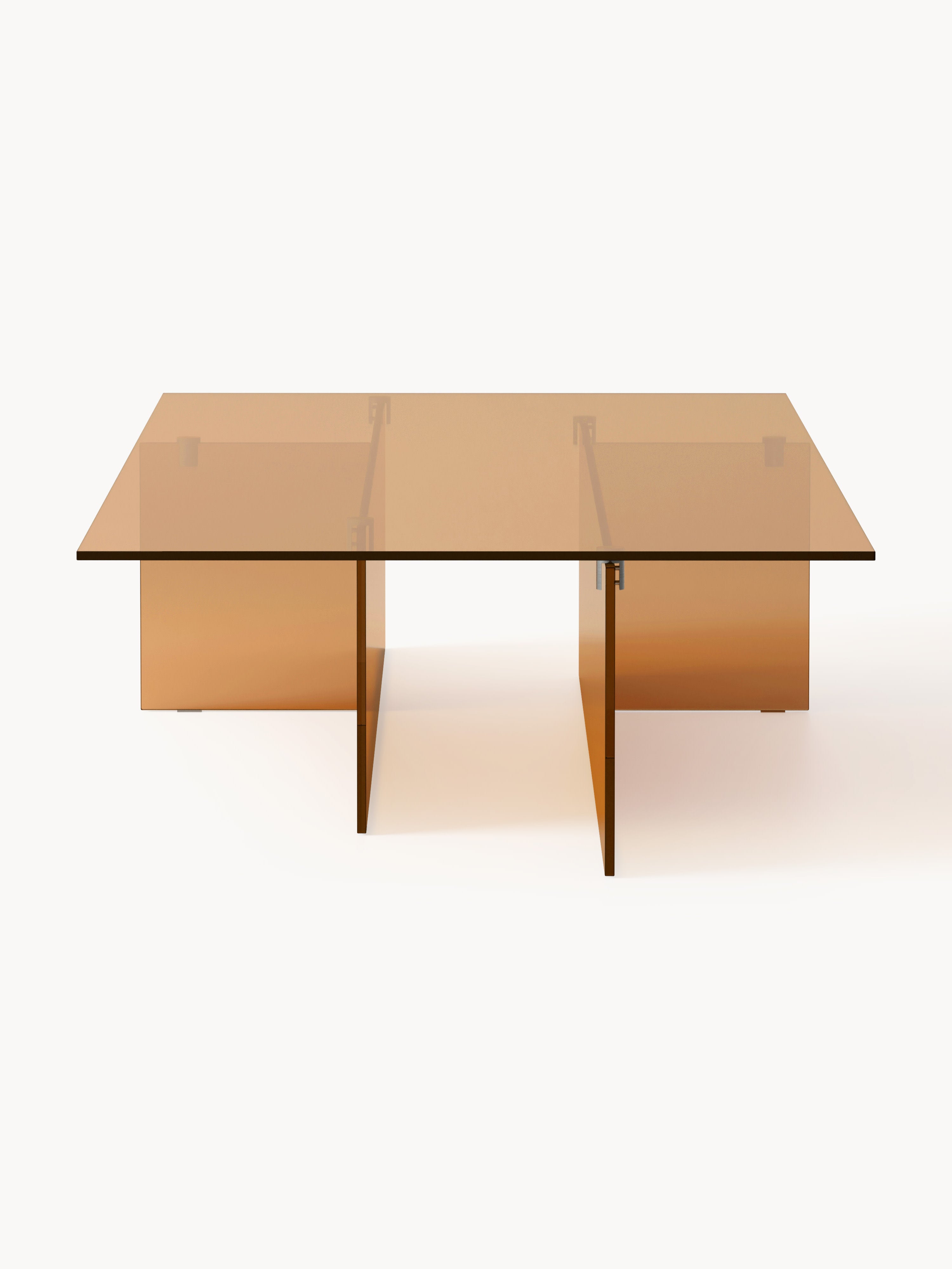 Großer Glas-Couchtisch Anouk, B 160 cm