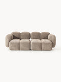 Galeriebild 1 - Modulares Sofa Tayla (3-Sitzer) aus Teddy-Bouclé