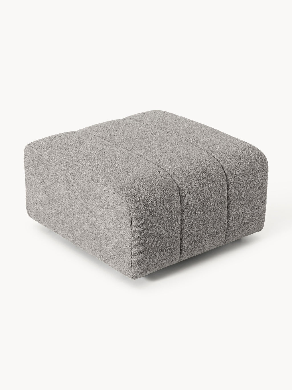 Bouclé-Sofa-Hocker Lena