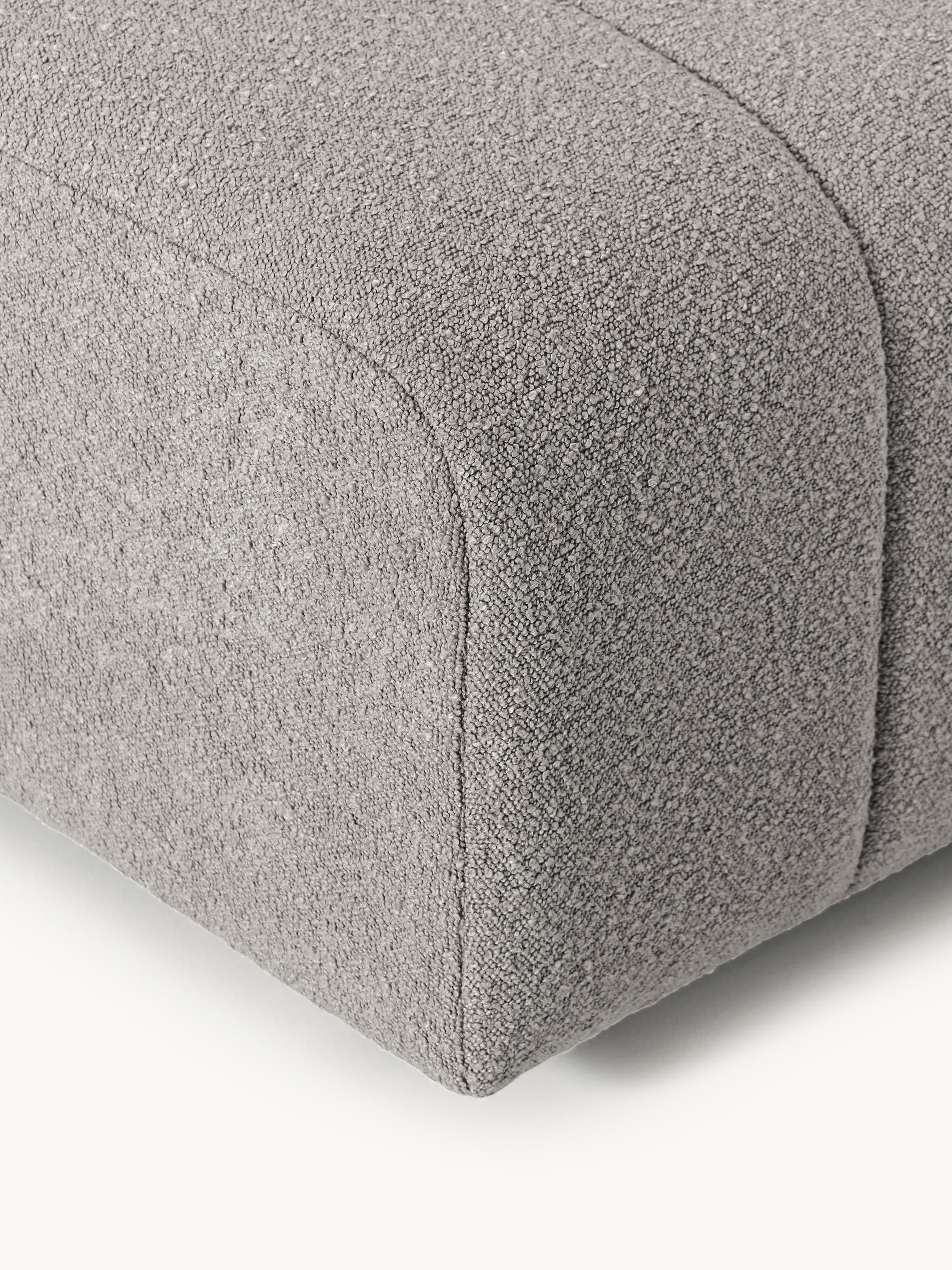 Bouclé-Sofa-Hocker Lena