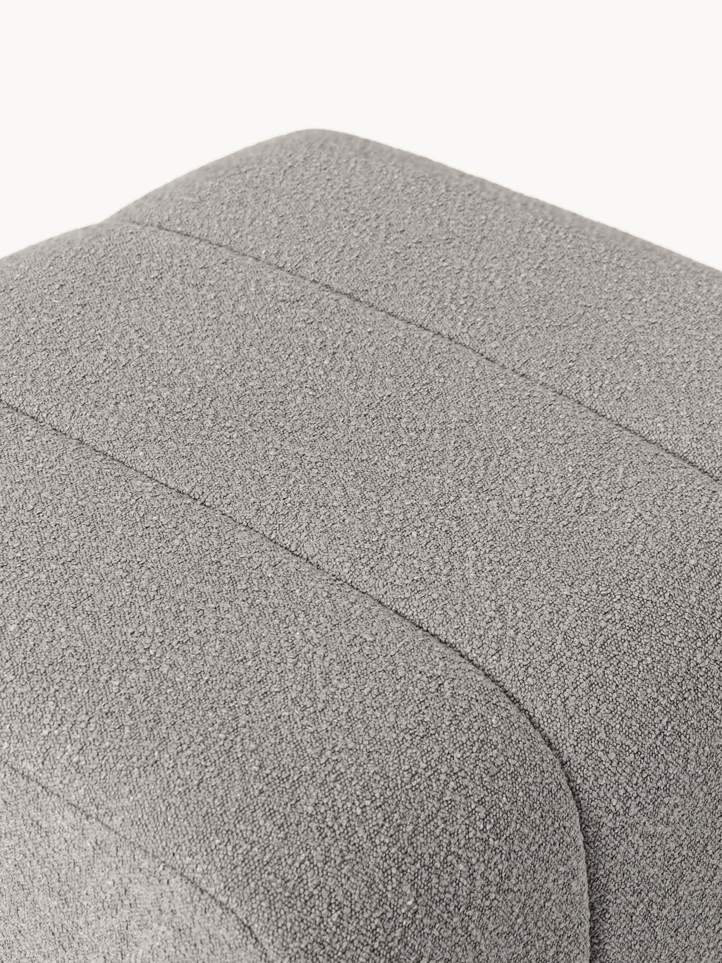 Bouclé-Sofa-Hocker Lena
