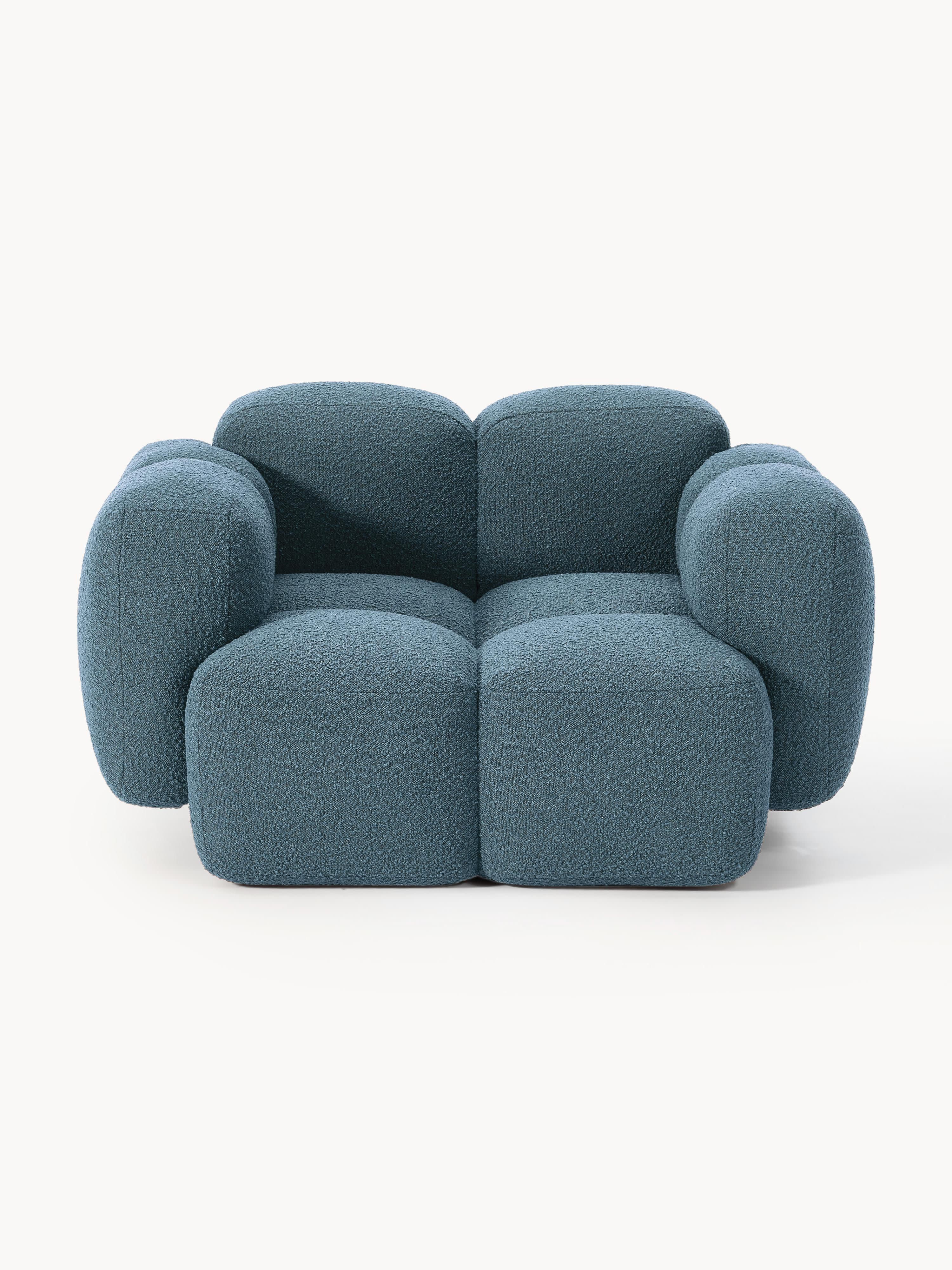 Loungesessel Tayla aus Bouclé
